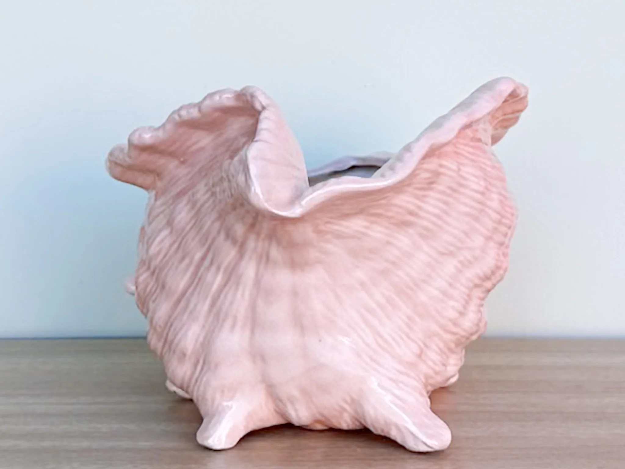 Peach Conch Shell Cachepot - Image 2