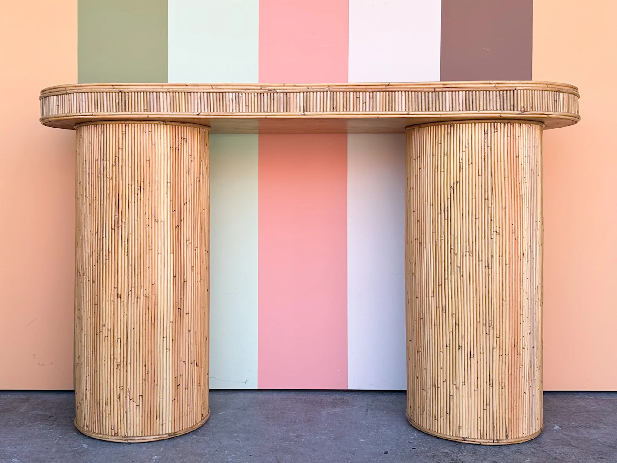 Pencil Reed Rattan Bar - Image 3