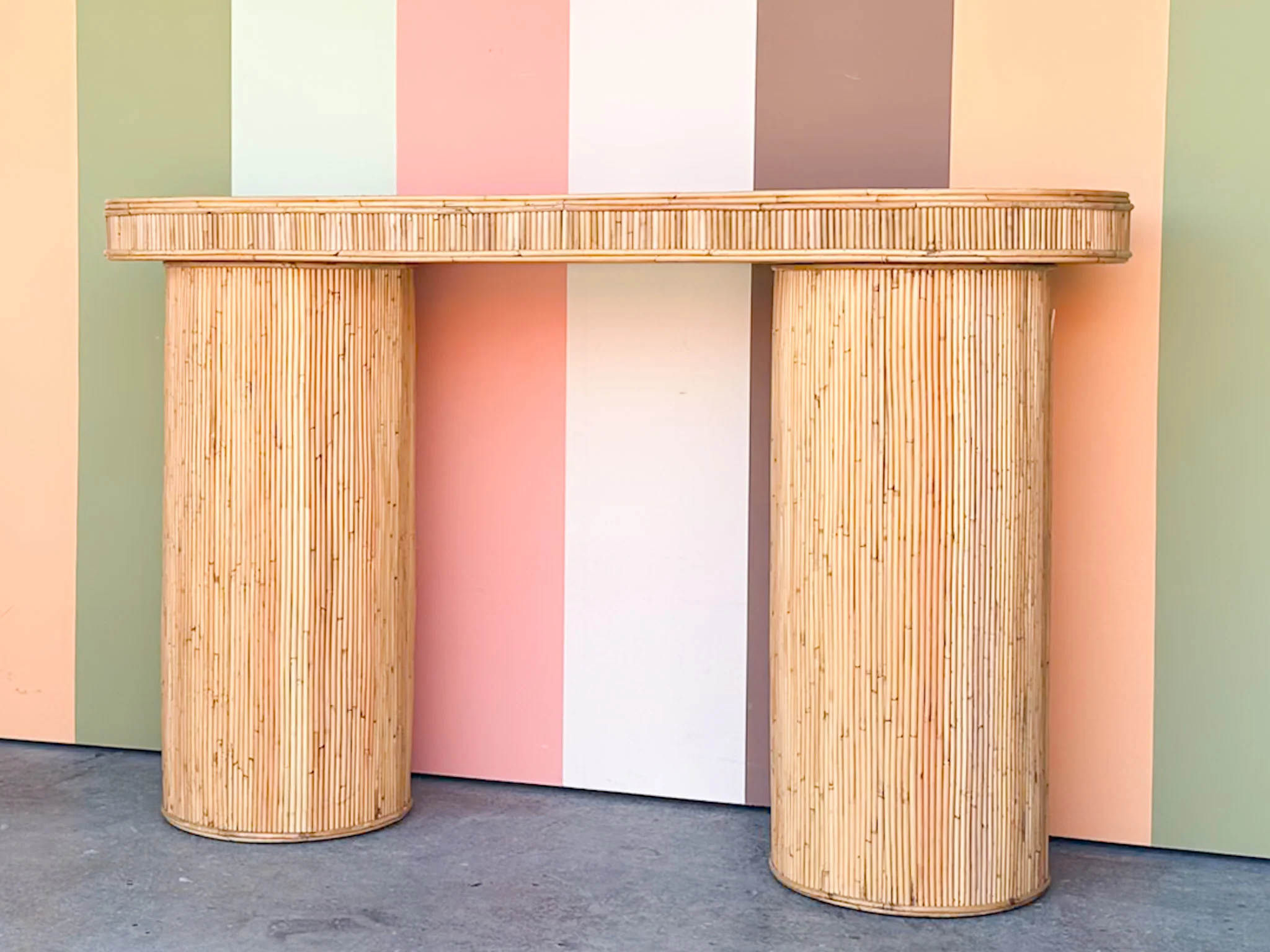 Pencil Reed Rattan Bar - Image 7