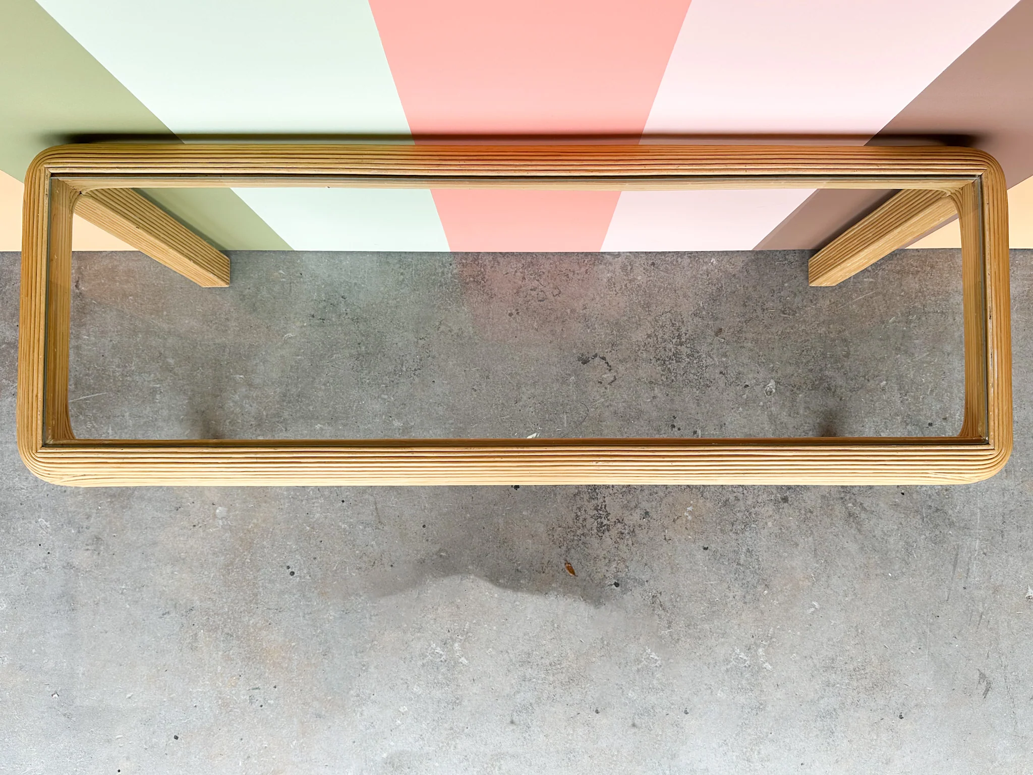 Pencil Reed Rattan Console - Image 5