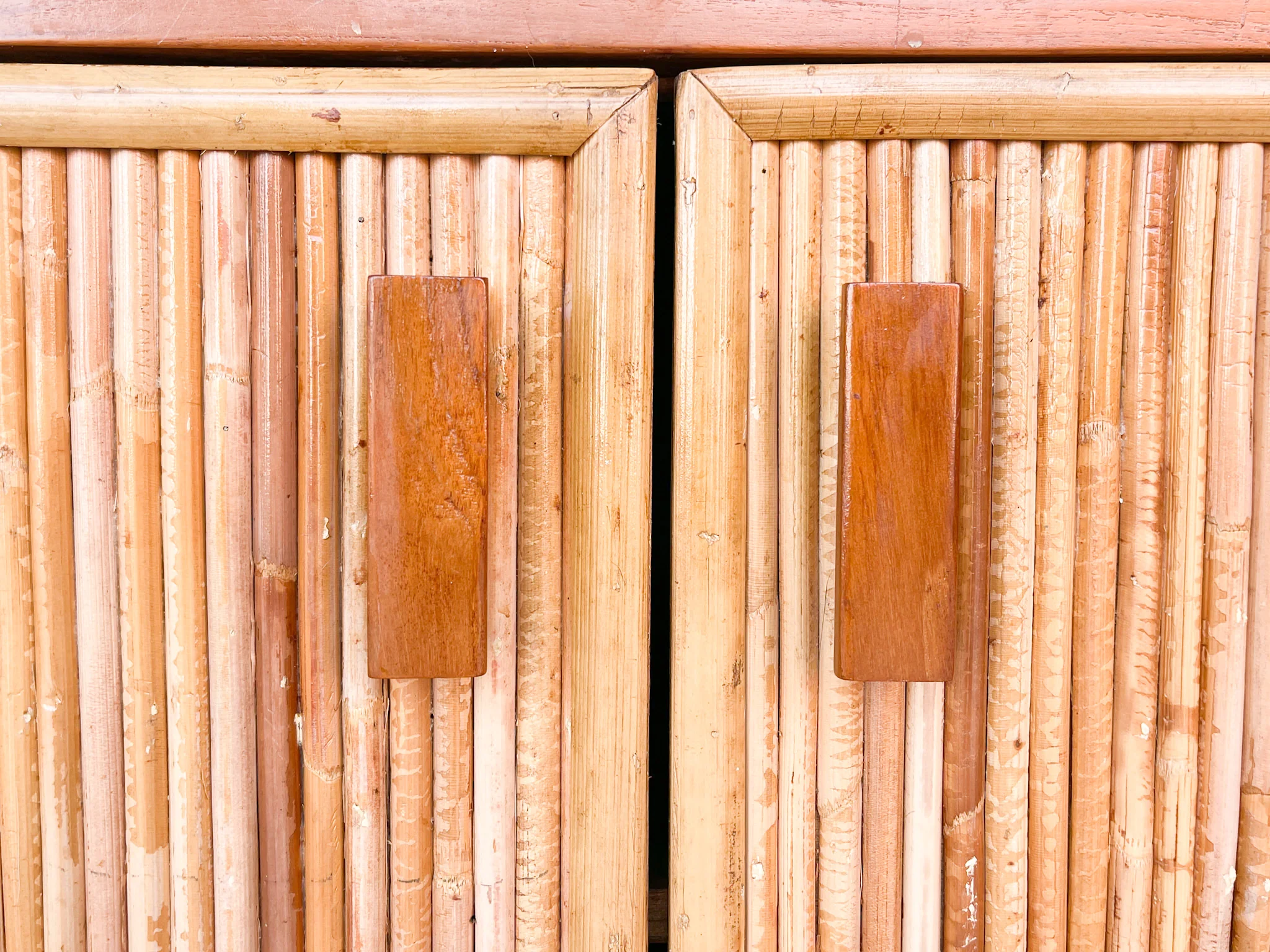 Pencil Reed Rattan Nightstand - Image 6
