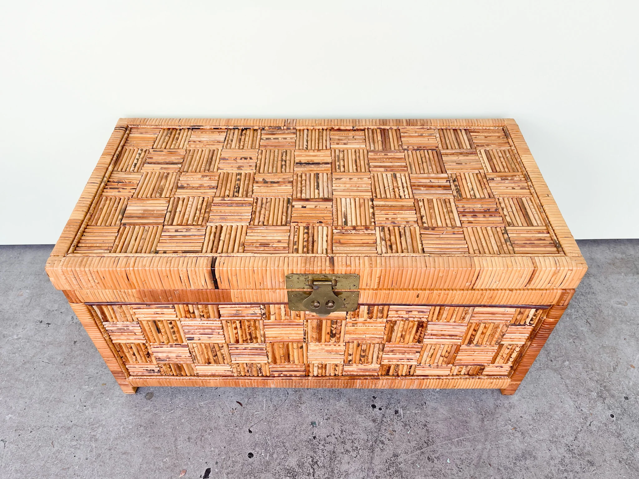 Pencil Reed Rattan Trunk - Image 2