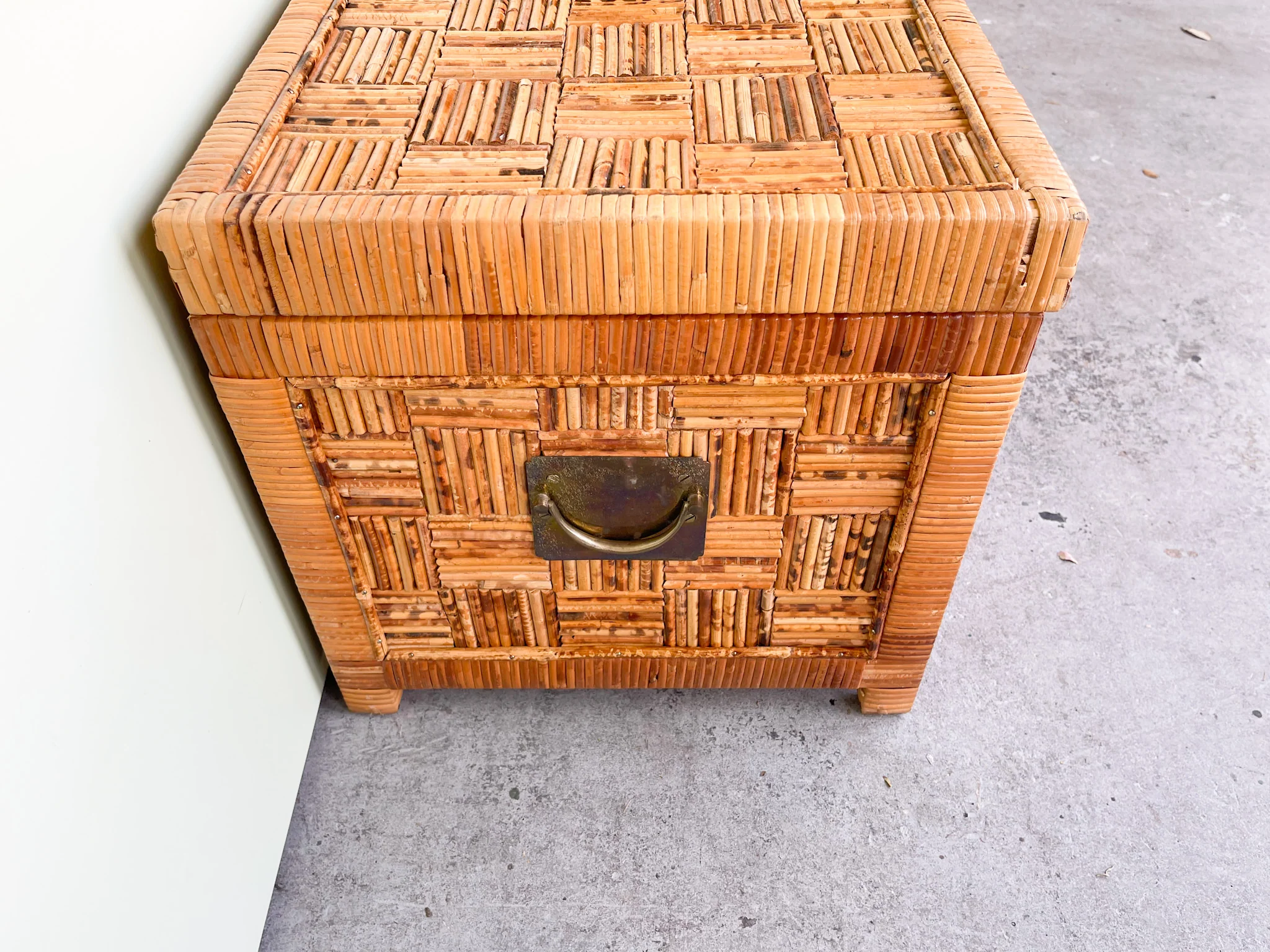 Pencil Reed Rattan Trunk - Image 4