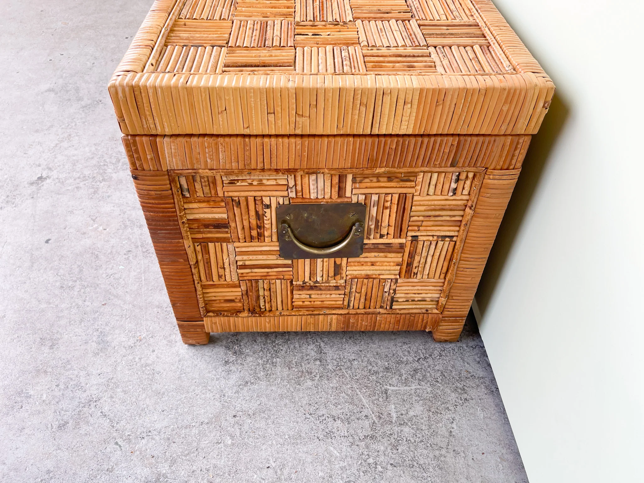 Pencil Reed Rattan Trunk - Image 5
