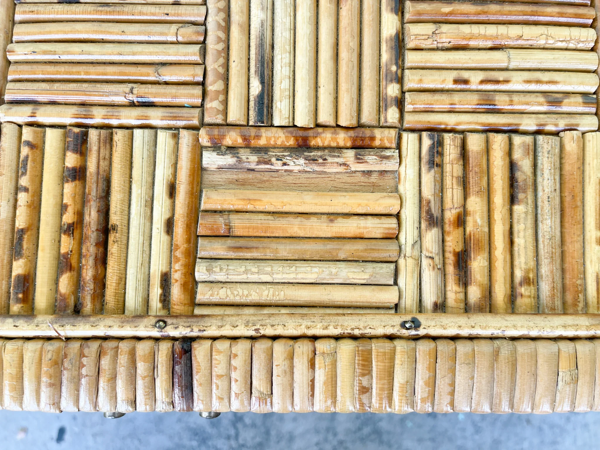 Pencil Reed Rattan Trunk - Image 6
