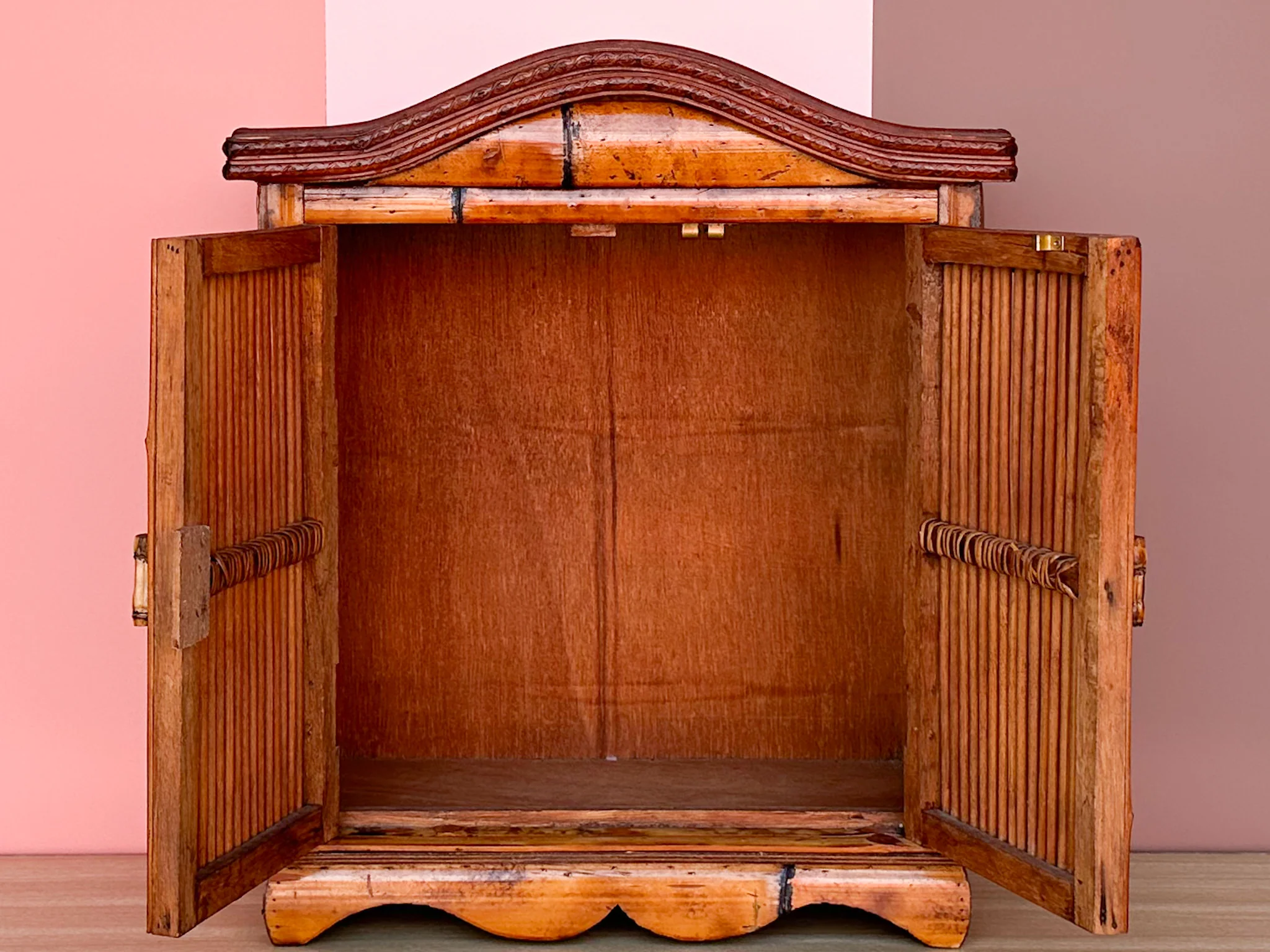 Petite Bamboo Cabinet - Image 7