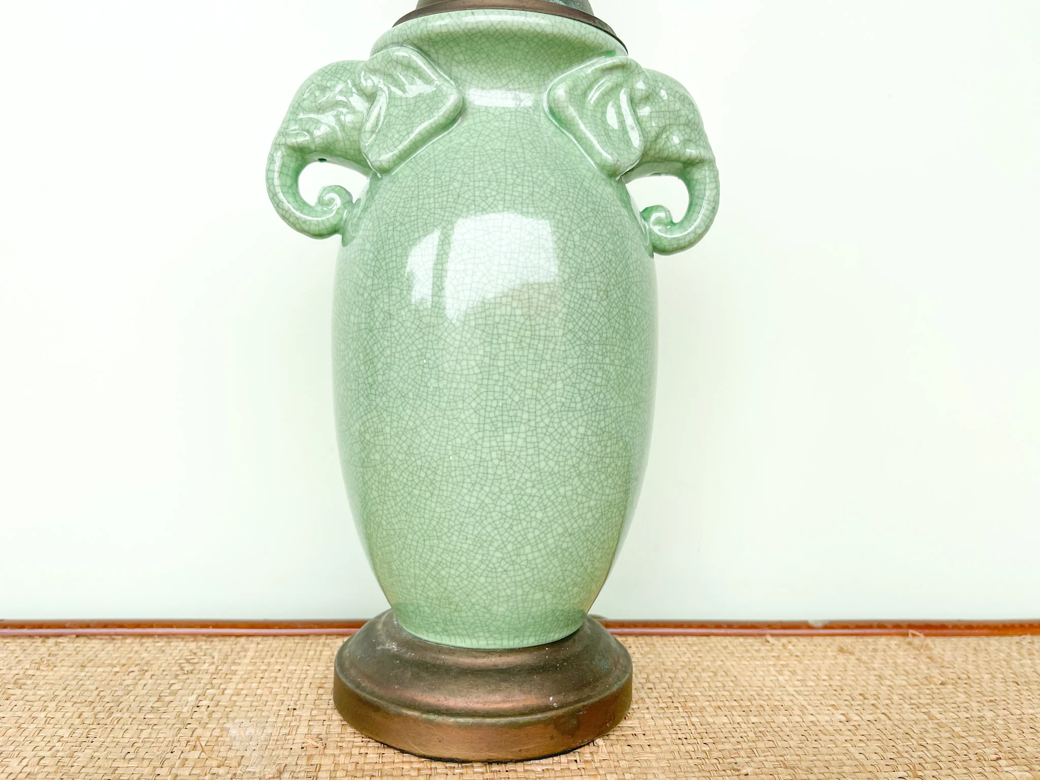 Petite Ceramic Elephant Lamp - Image 6