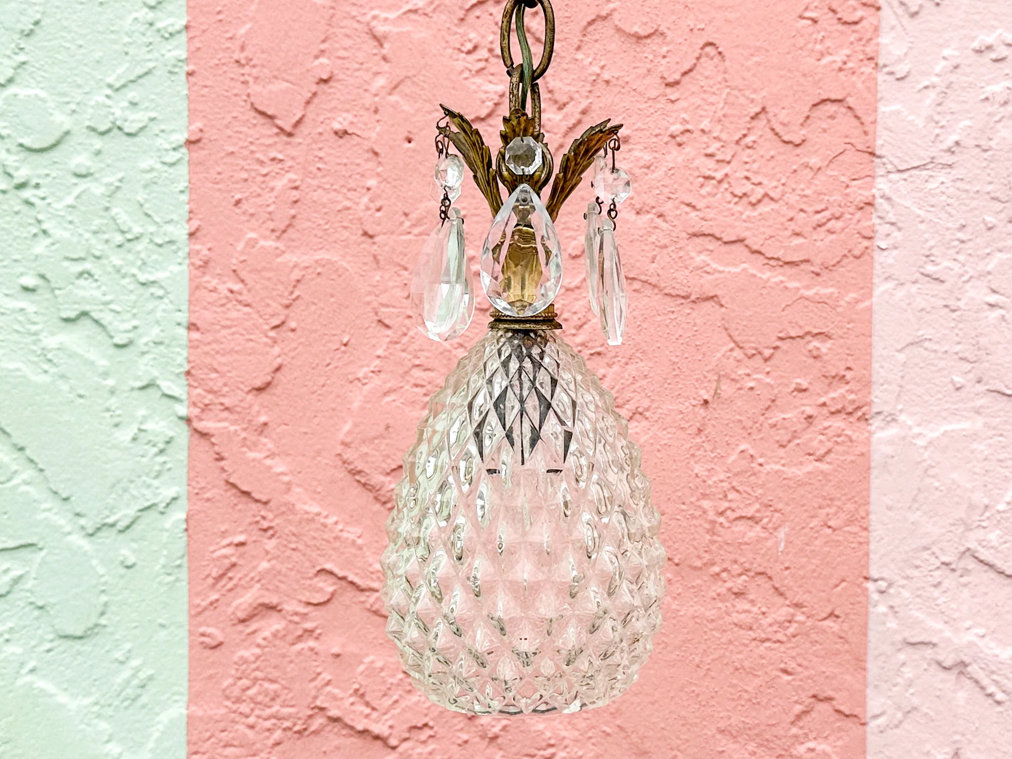 Petite Crystal Pineapple Chandelier - Image 5