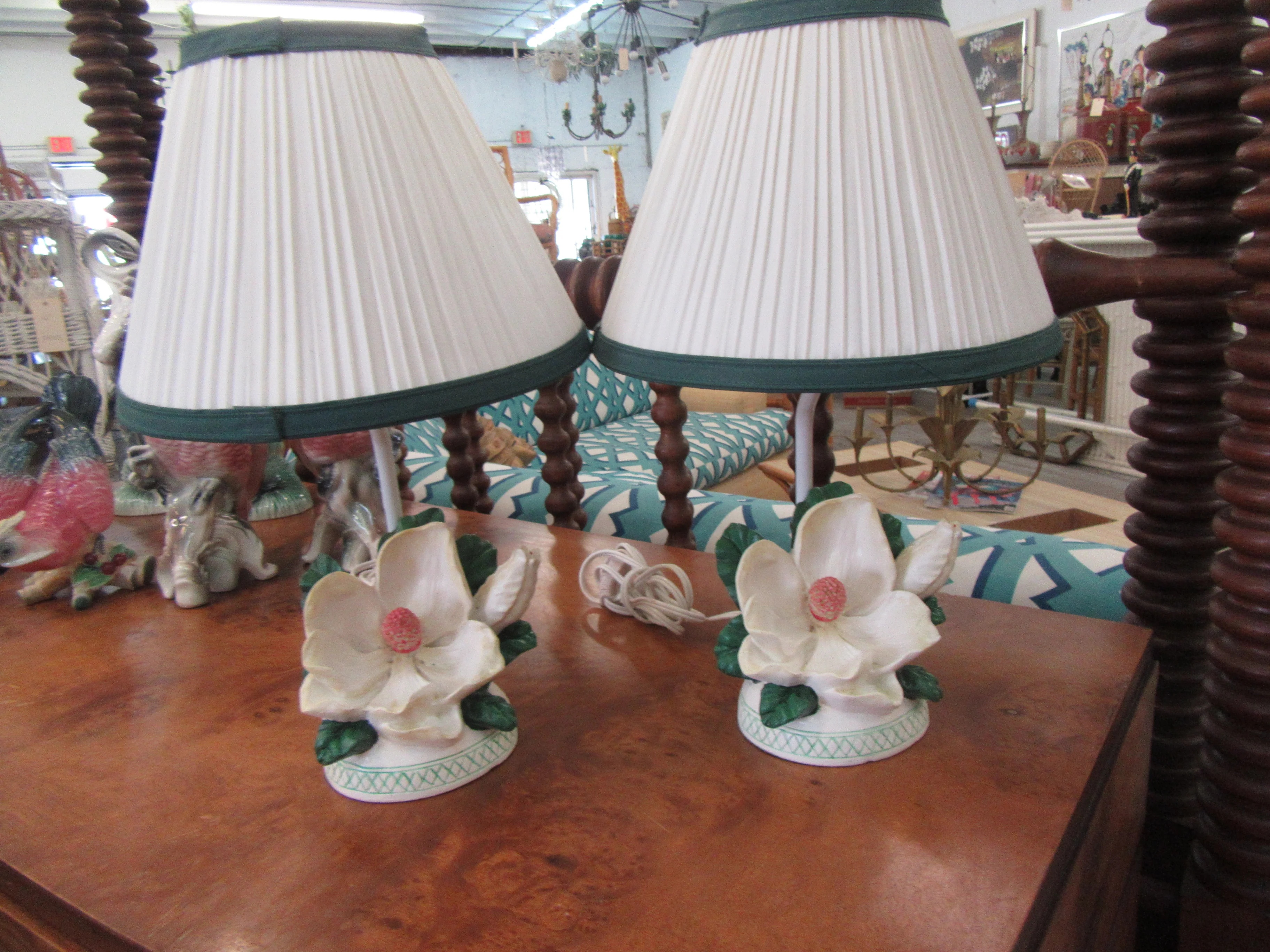 Petite Dogwood Flower Lamps - Image 5
