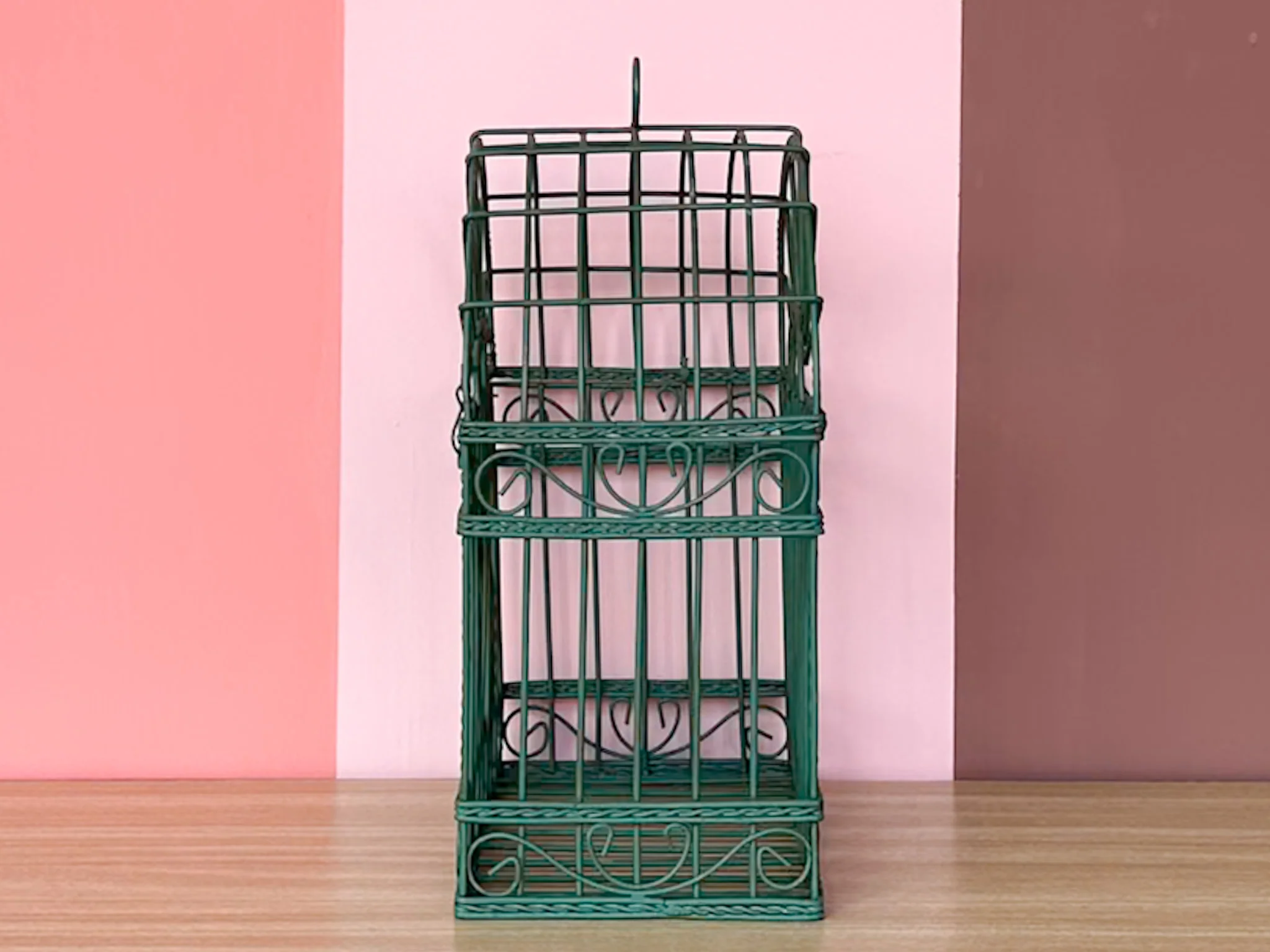 Petite Green Birdcage - Image 3