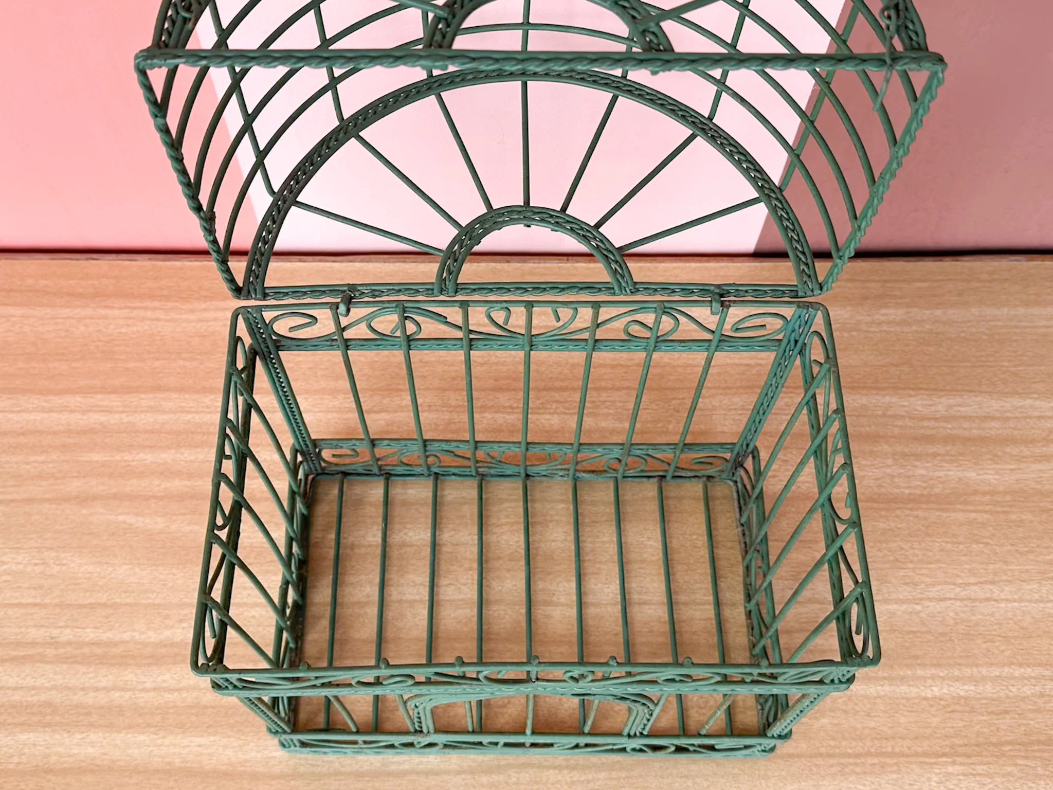 Petite Green Birdcage - Image 4