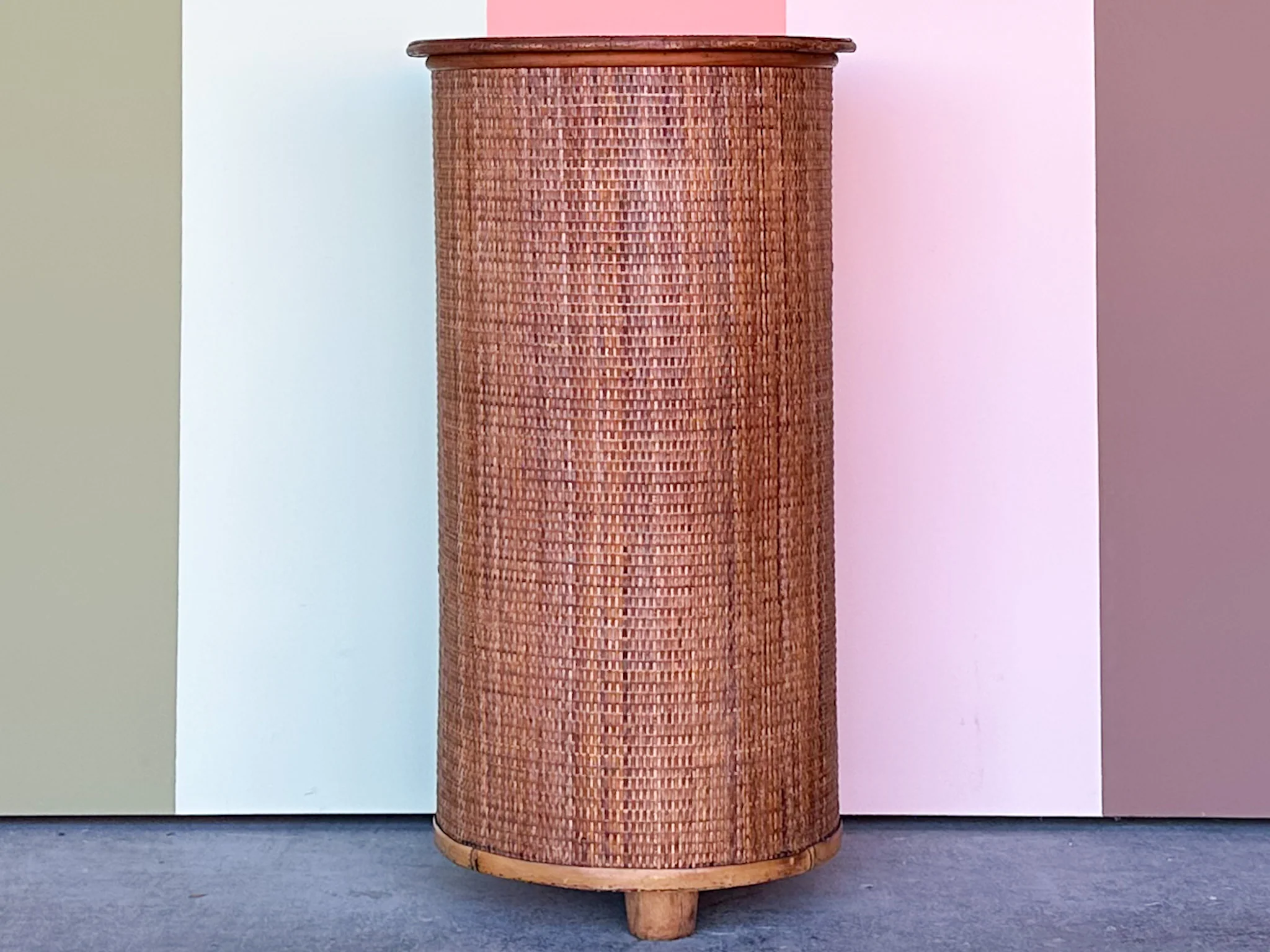 Petite Island Style Bamboo Chest - Image 4