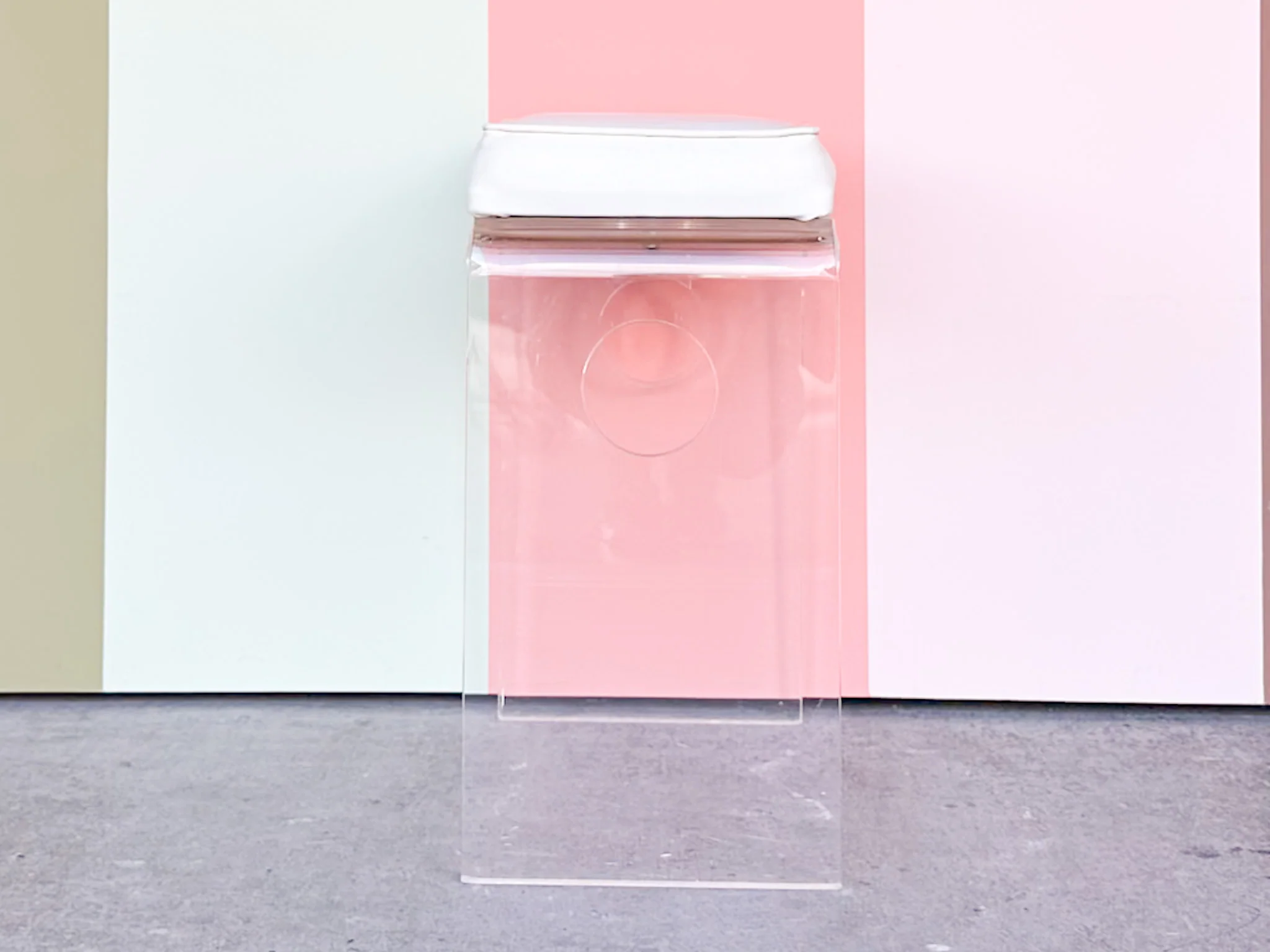 Petite Lucite Stool - Image 3