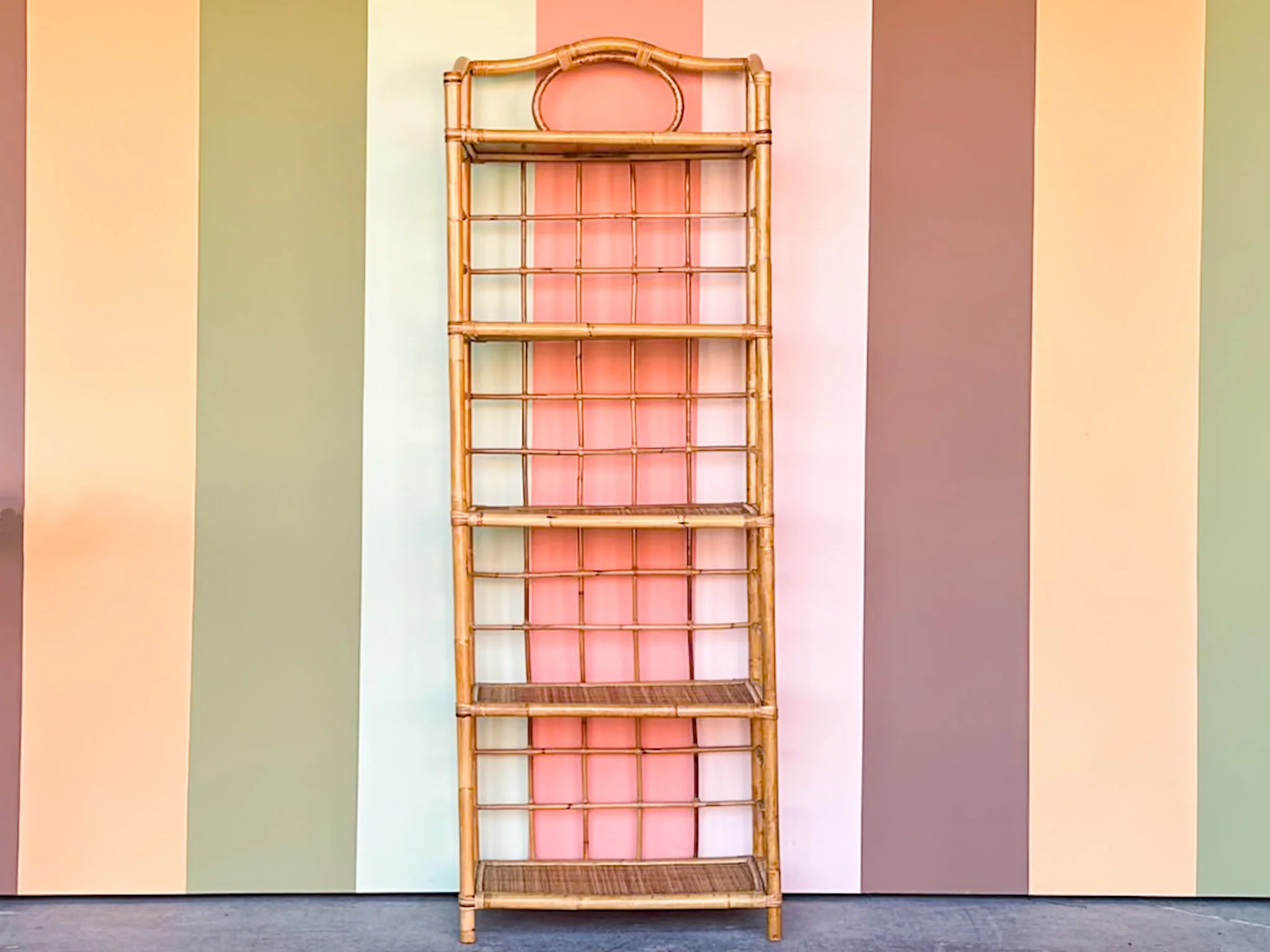 Petite Rattan Etagere