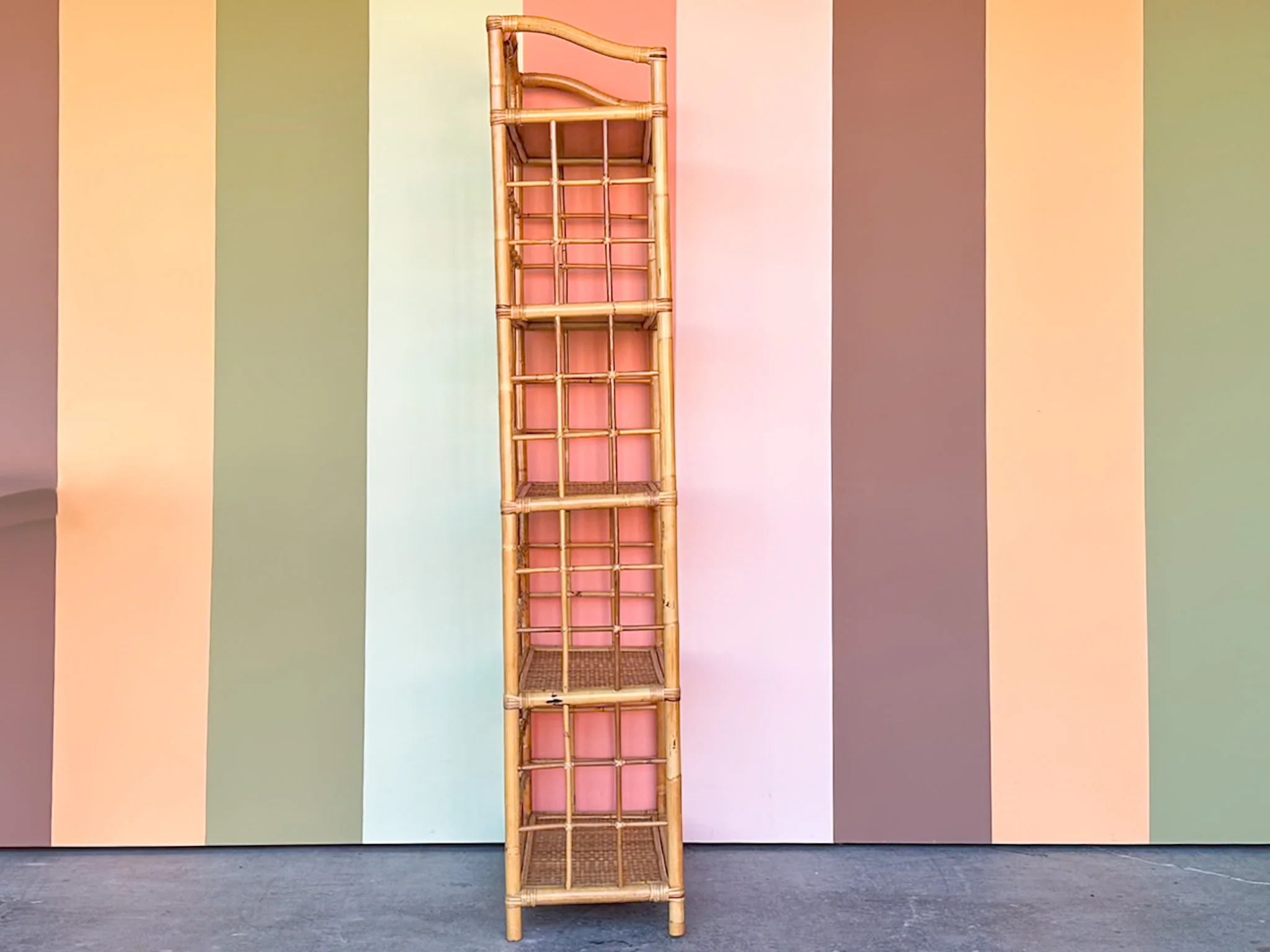 Petite Rattan Etagere - Image 2