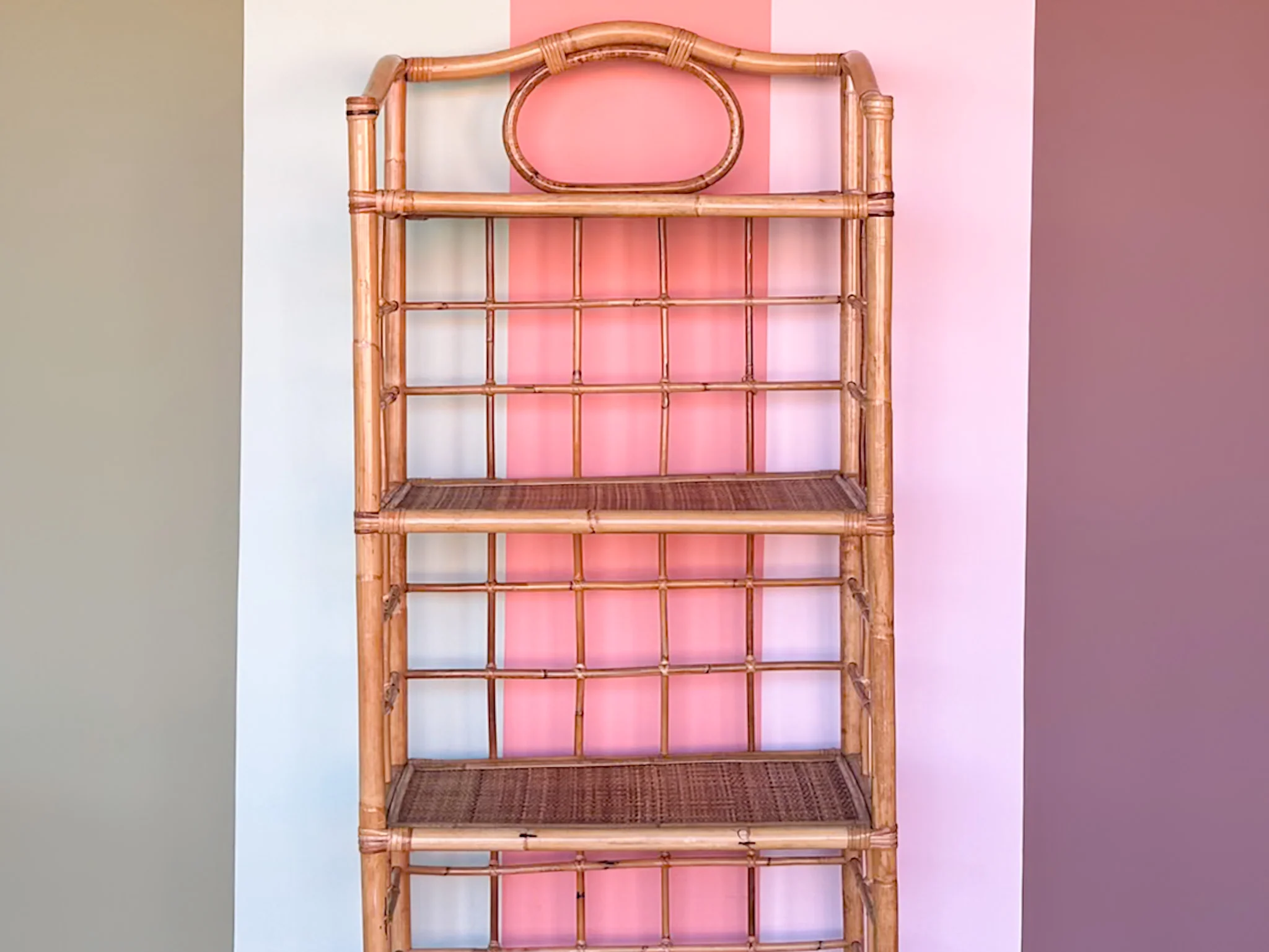 Petite Rattan Etagere - Image 5