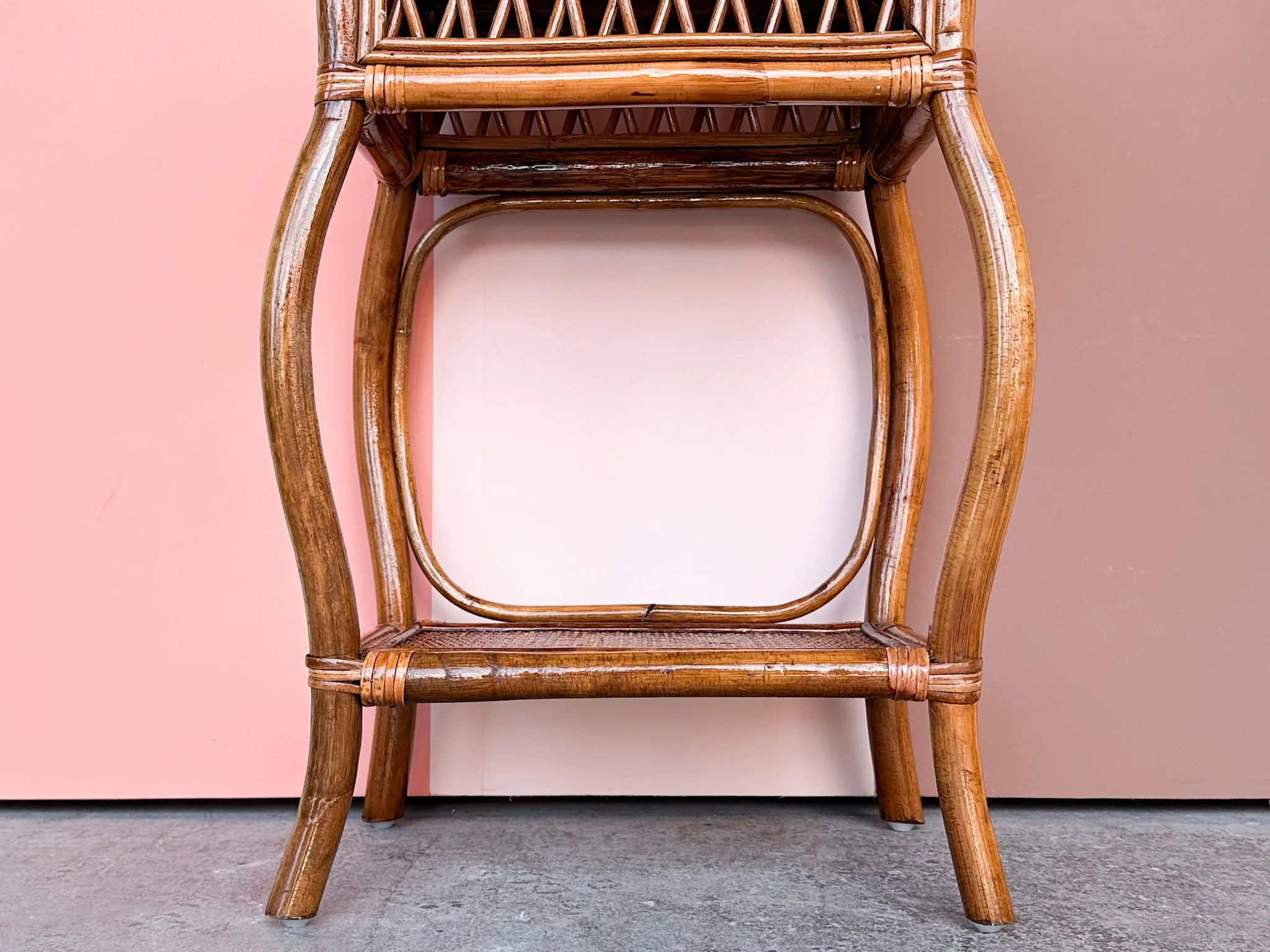 Petite Rattan Side Table - Image 5