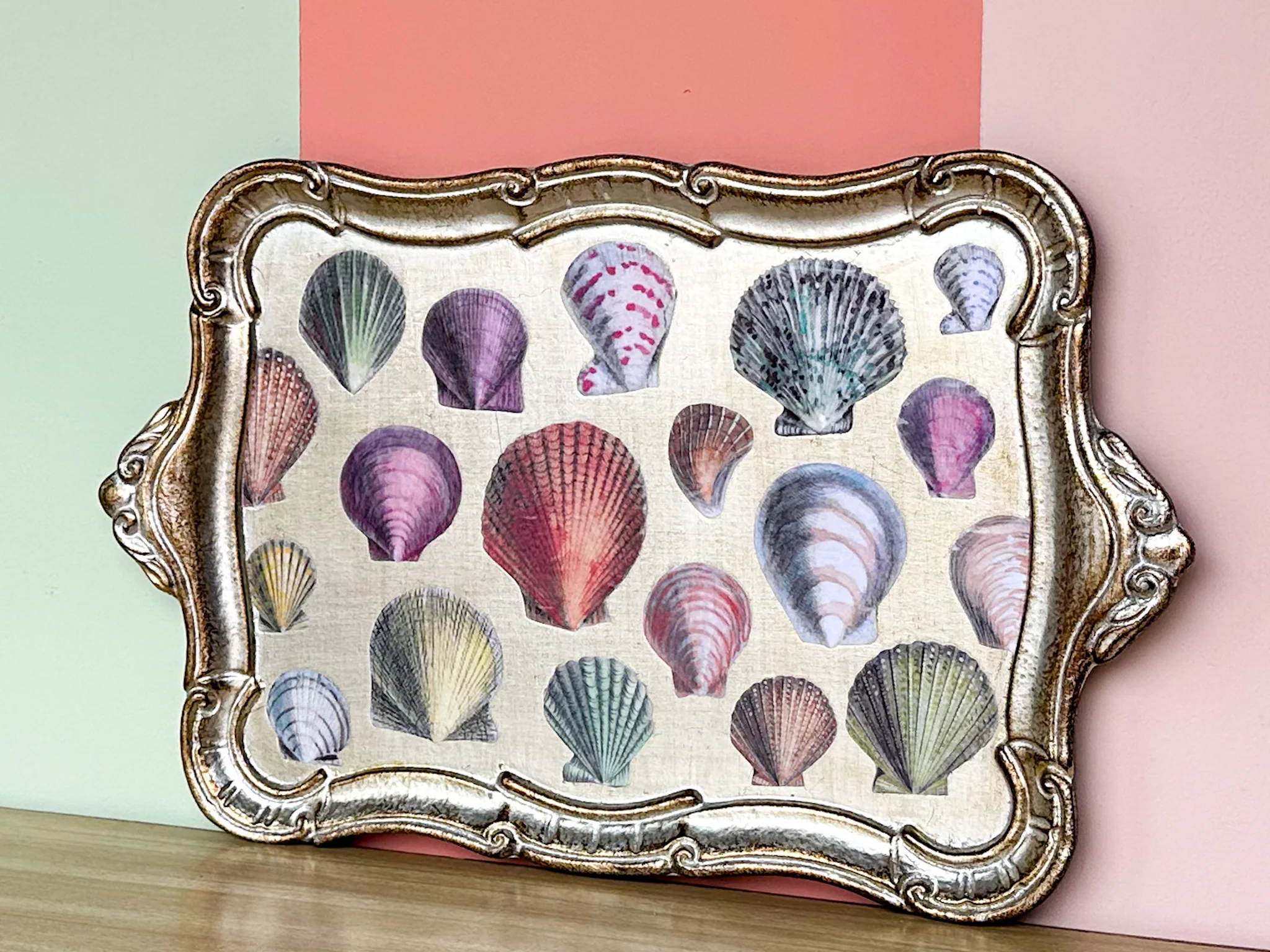 Regency Chic Decoupage Tray - Image 2