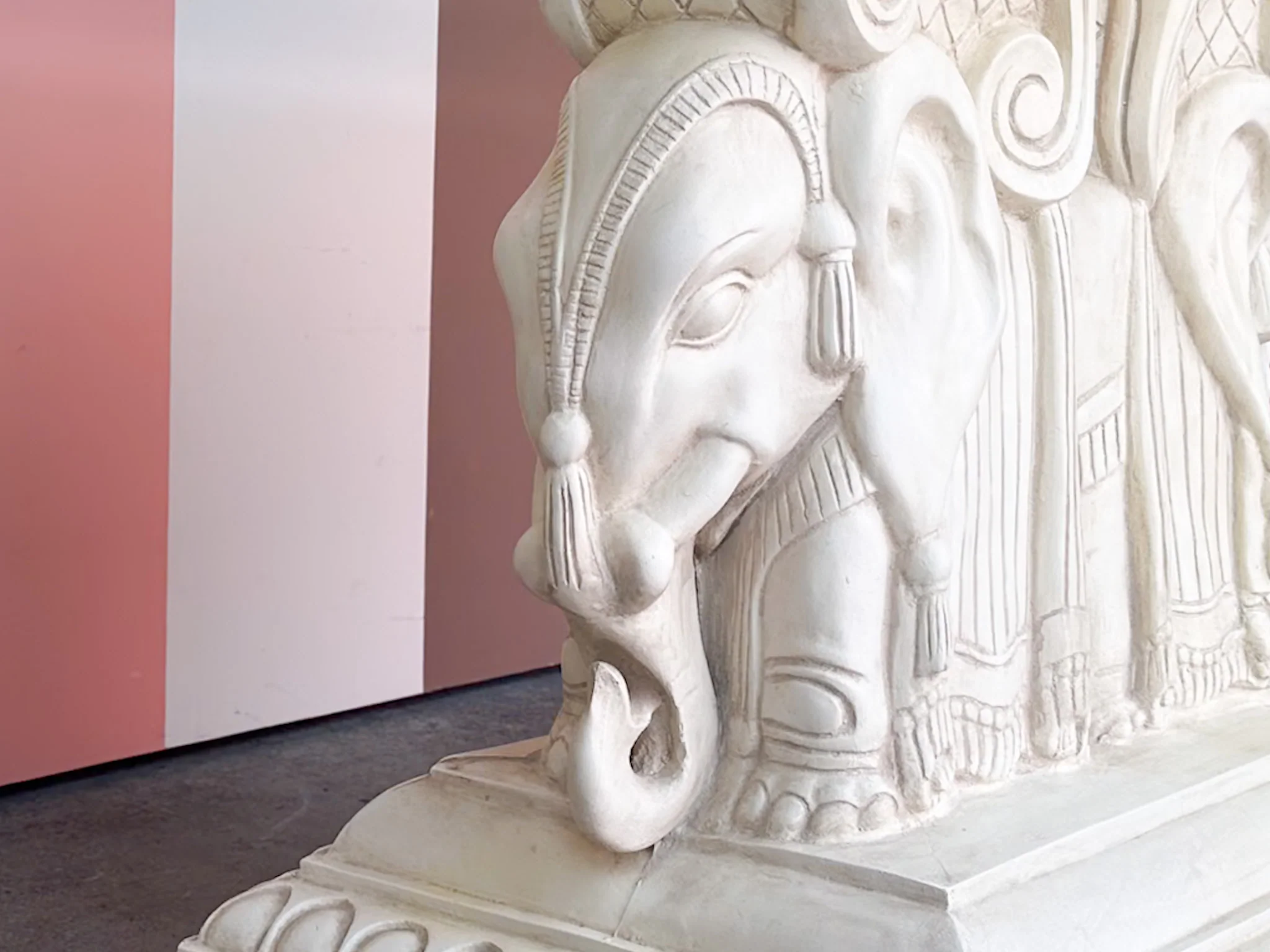 Plaster Elephant Dining Table - Image 10