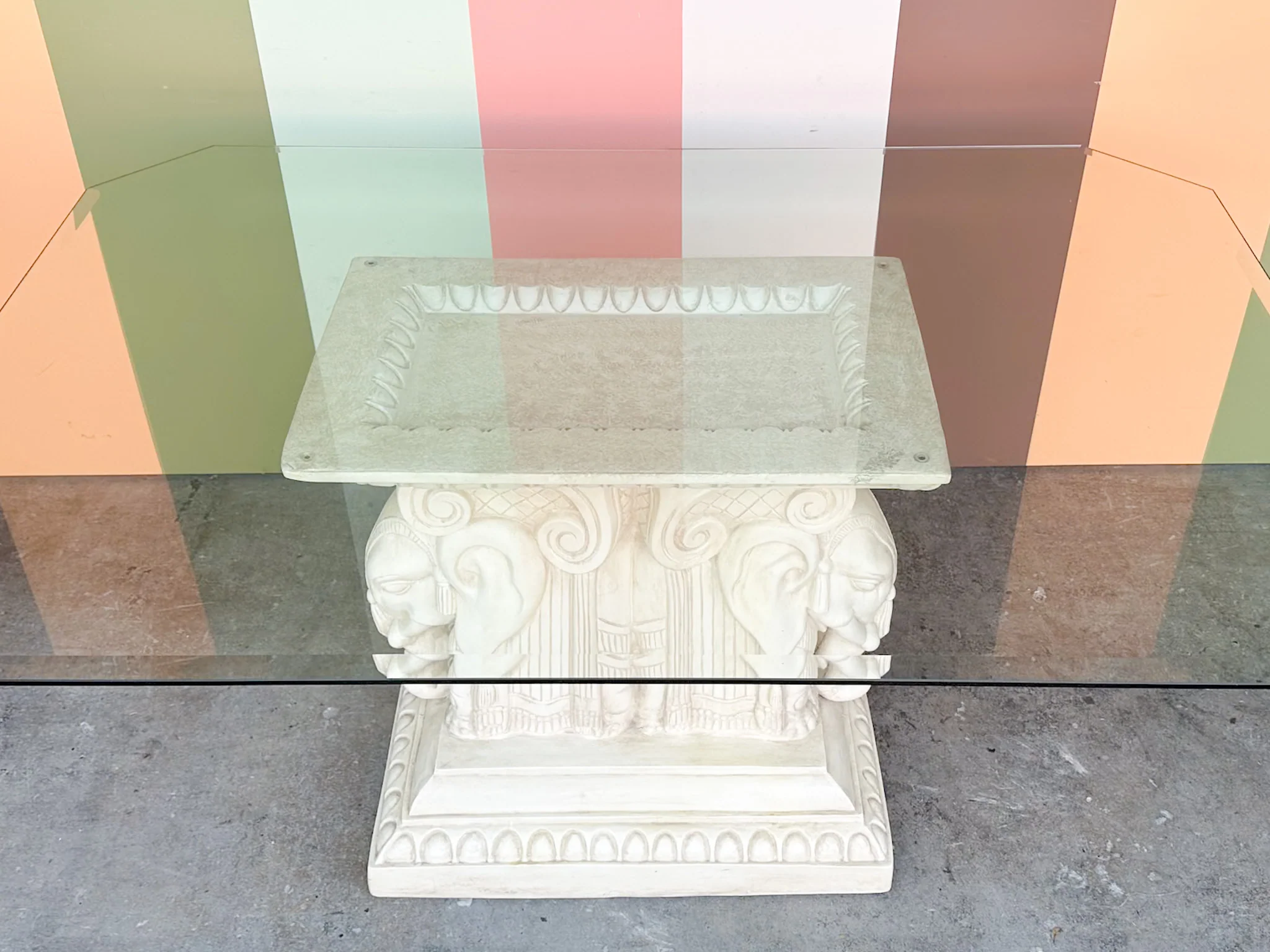 Plaster Elephant Dining Table - Image 13