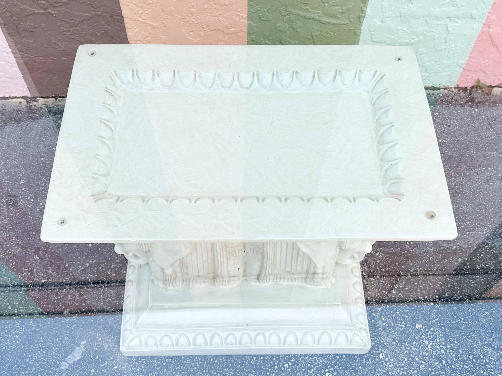 Plaster Elephant Dining Table - Image 11