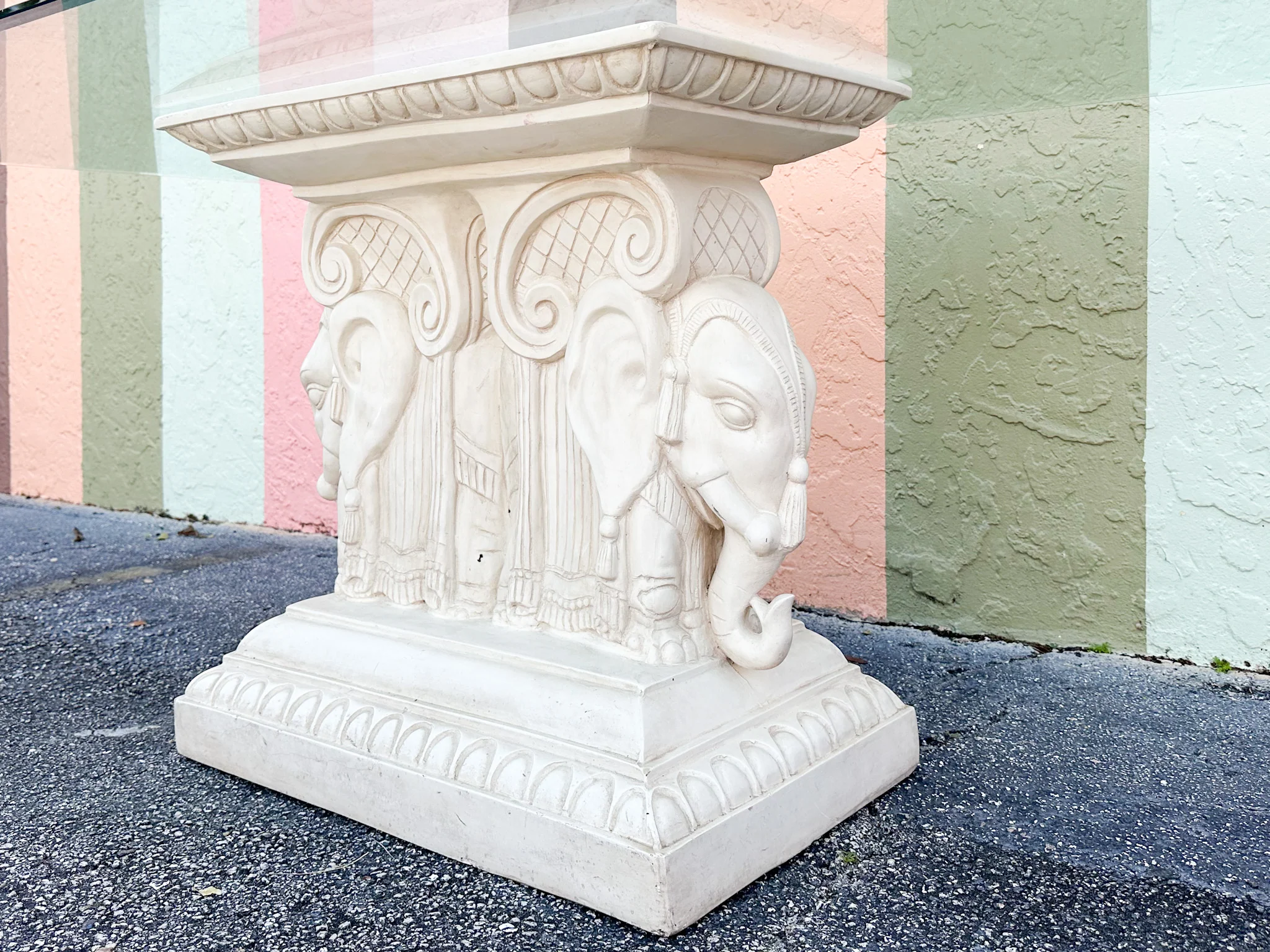 Plaster Elephant Dining Table - Image 5