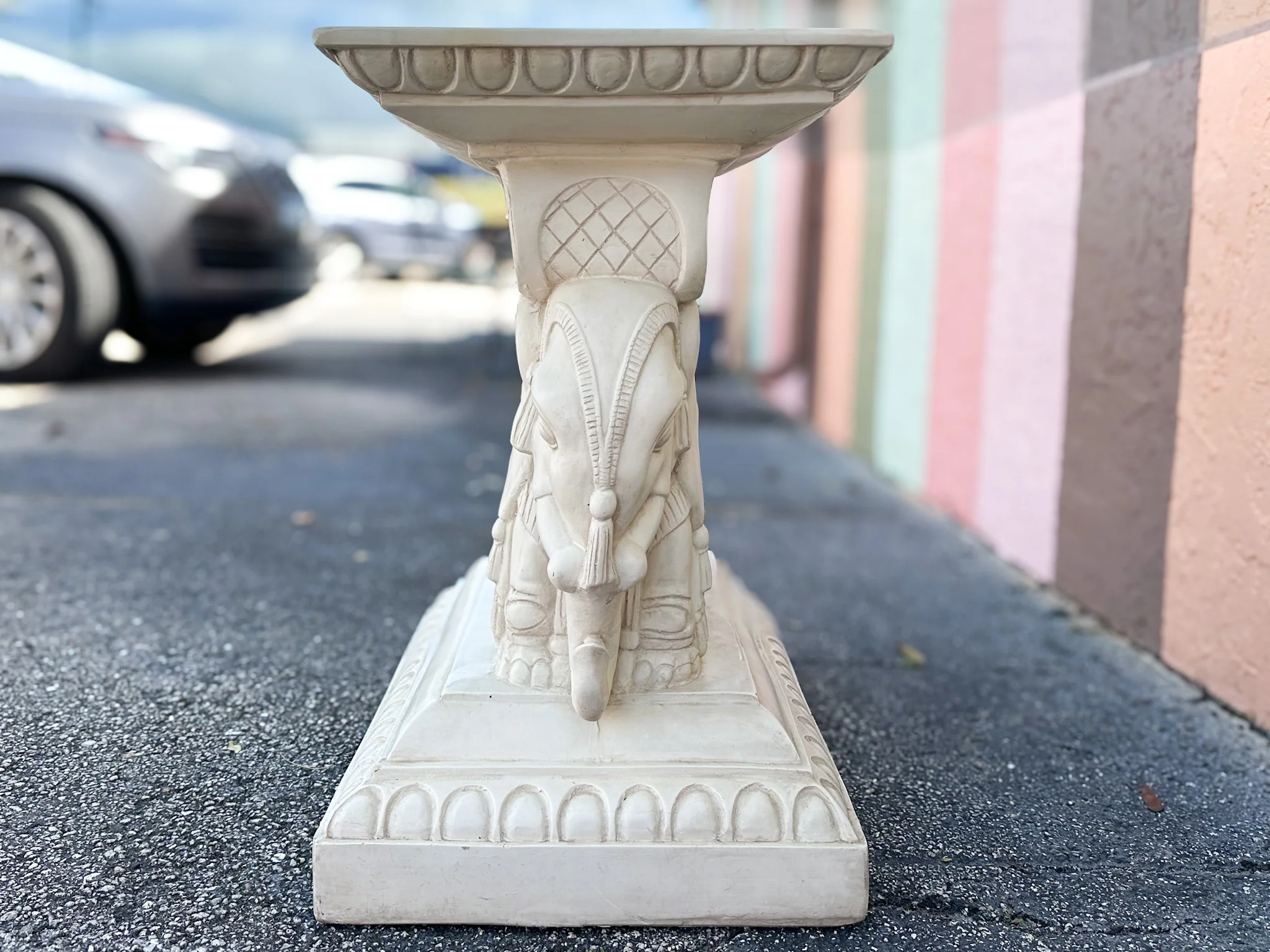 Plaster Elephant Dining Table - Image 6