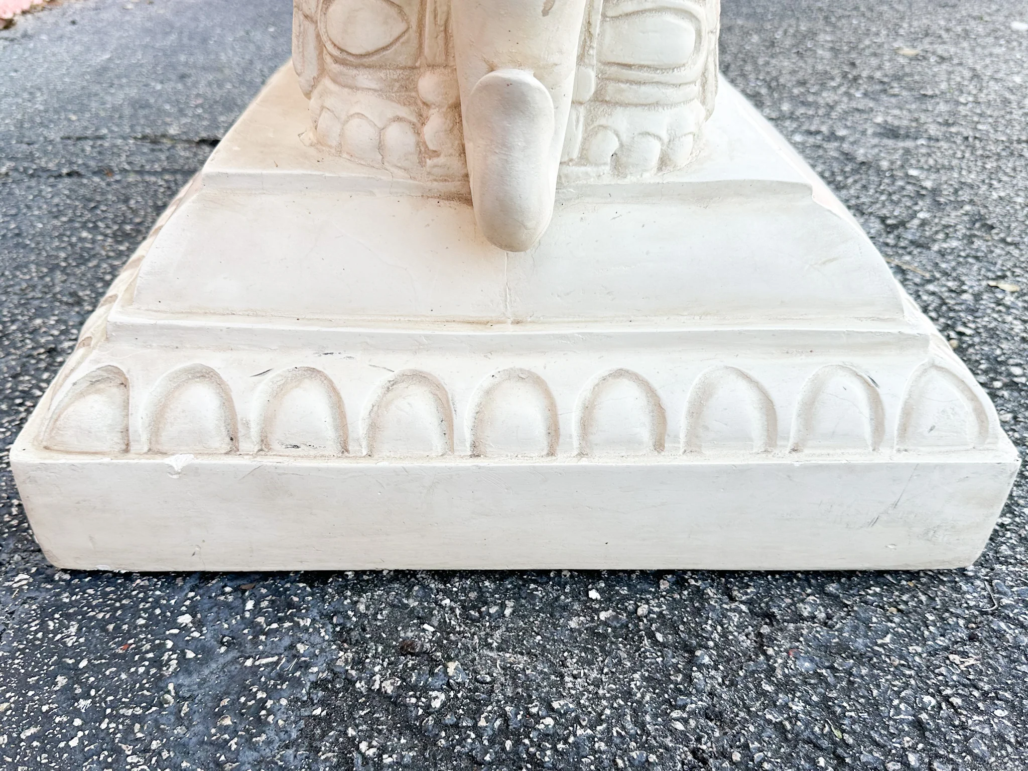 Plaster Elephant Dining Table - Image 8