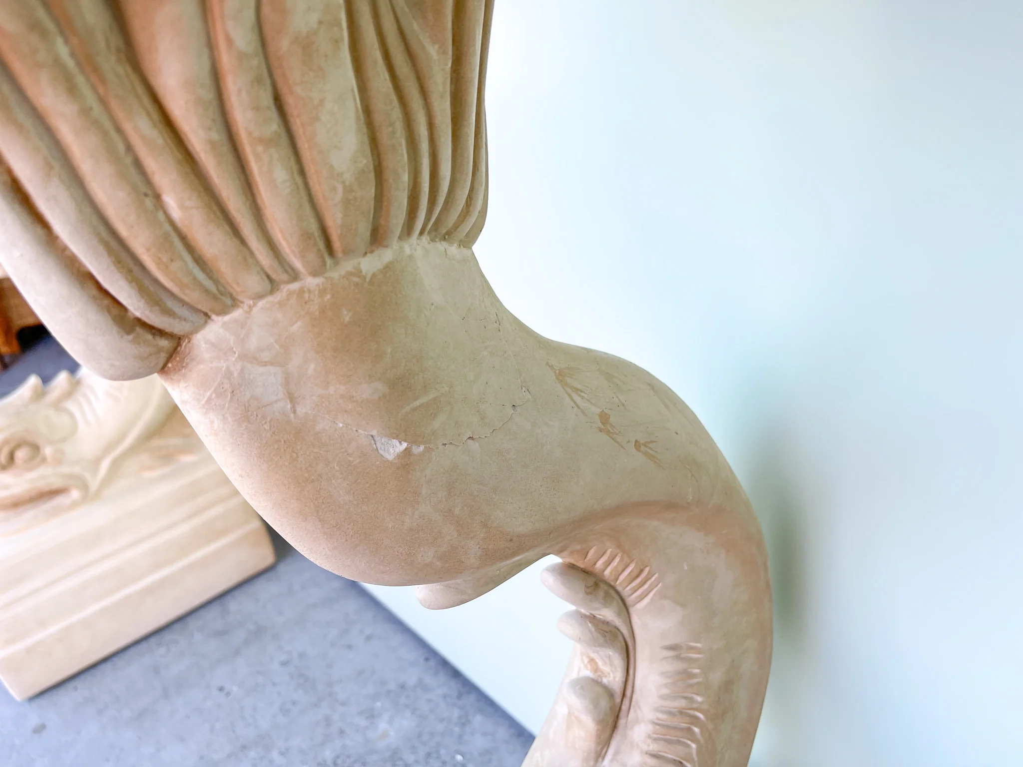Plaster Koi Fish Console - Image 5
