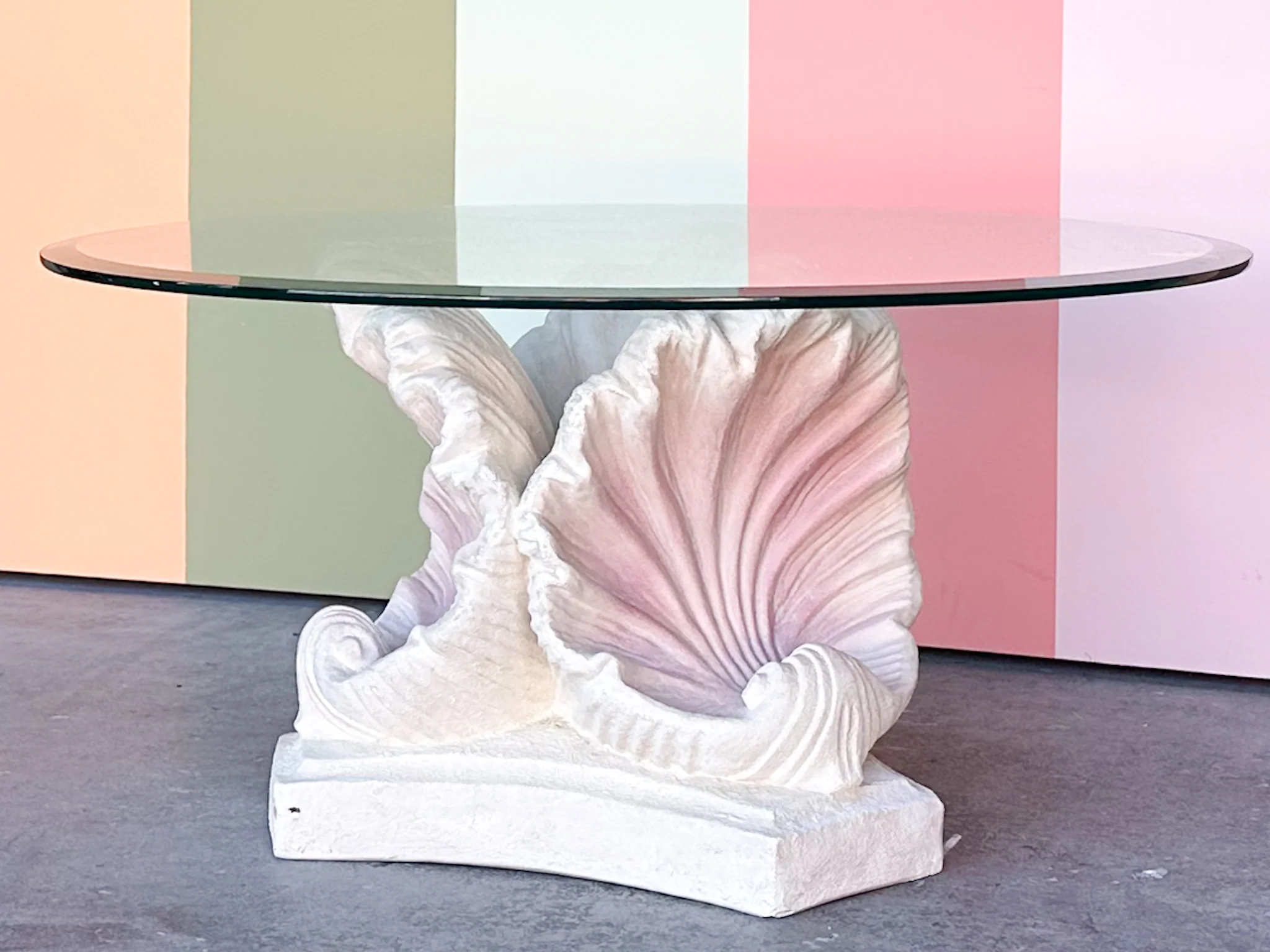 Plaster Shell Coffee Table - Image 2