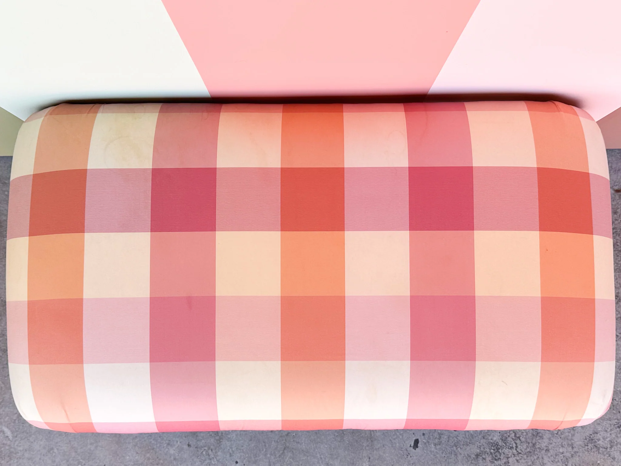 Preppy Plaid Waterfall Bench - Image 2