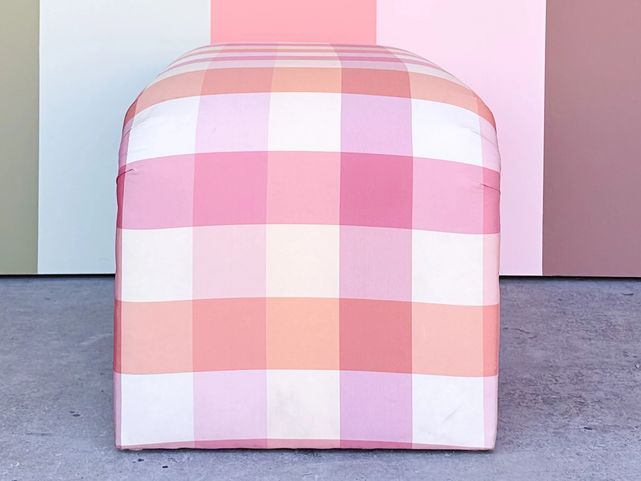 Preppy Plaid Waterfall Bench - Image 5
