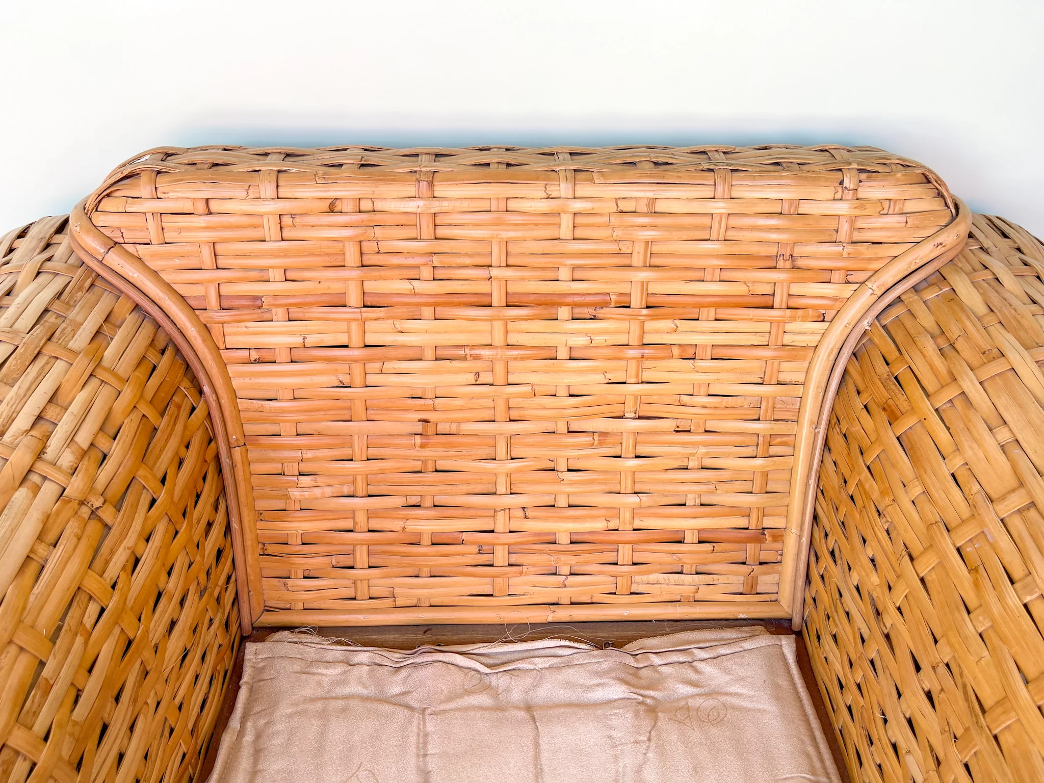 Ralph Lauren Woven Rattan Lounge Chair - Image 3