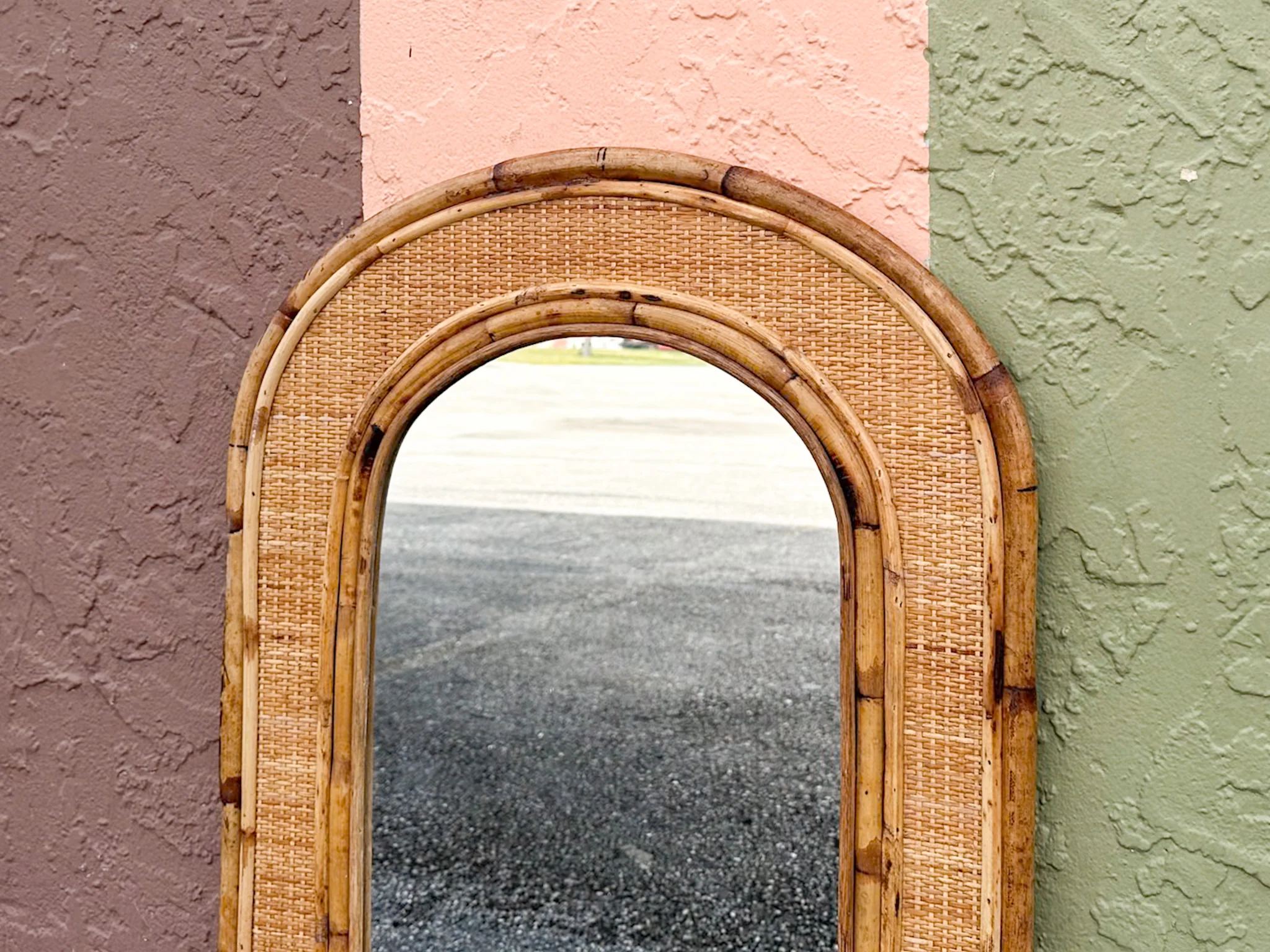Rattan Arch Mirror - Image 4