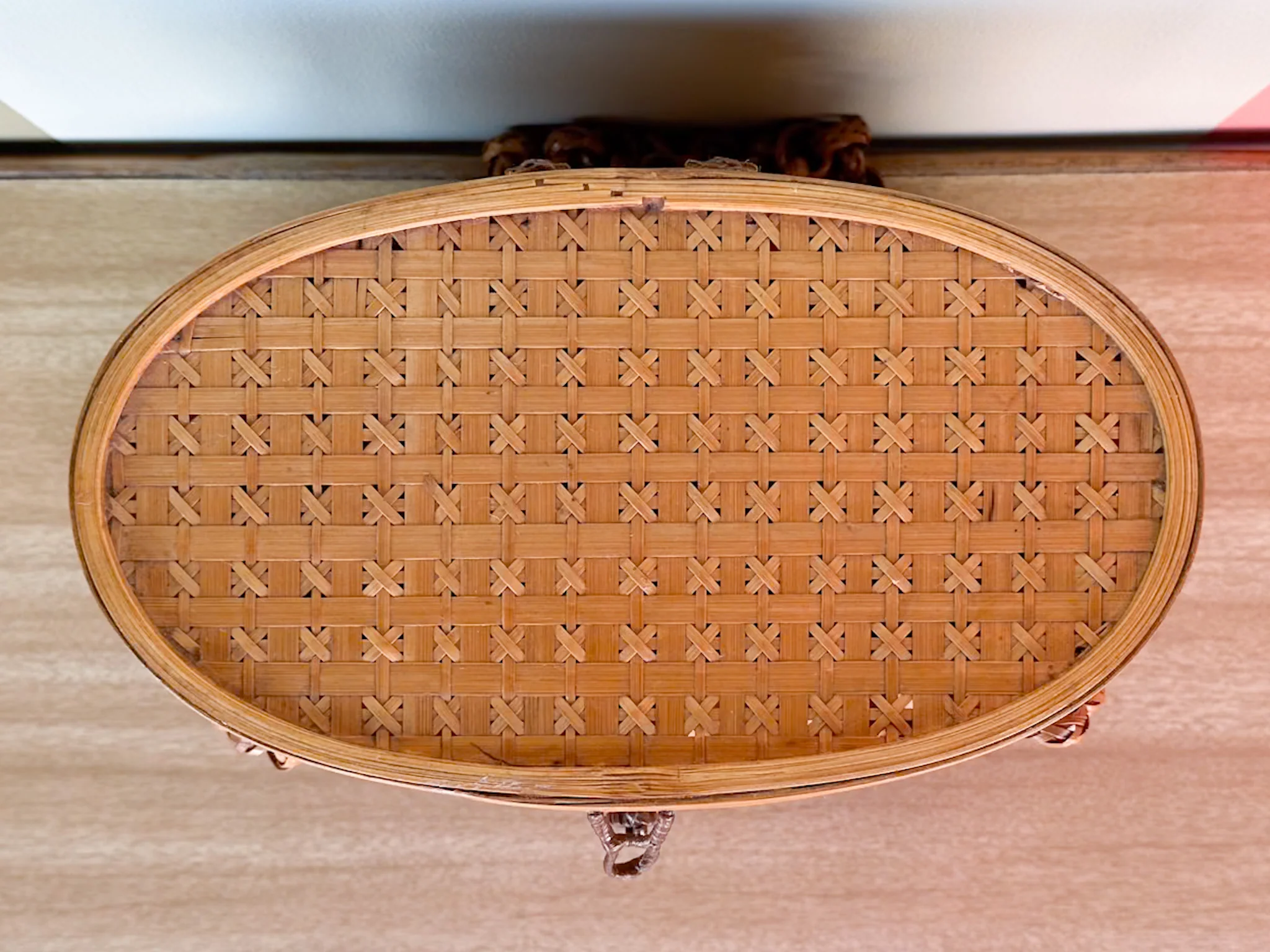 Rattan Basket Purse - Image 5