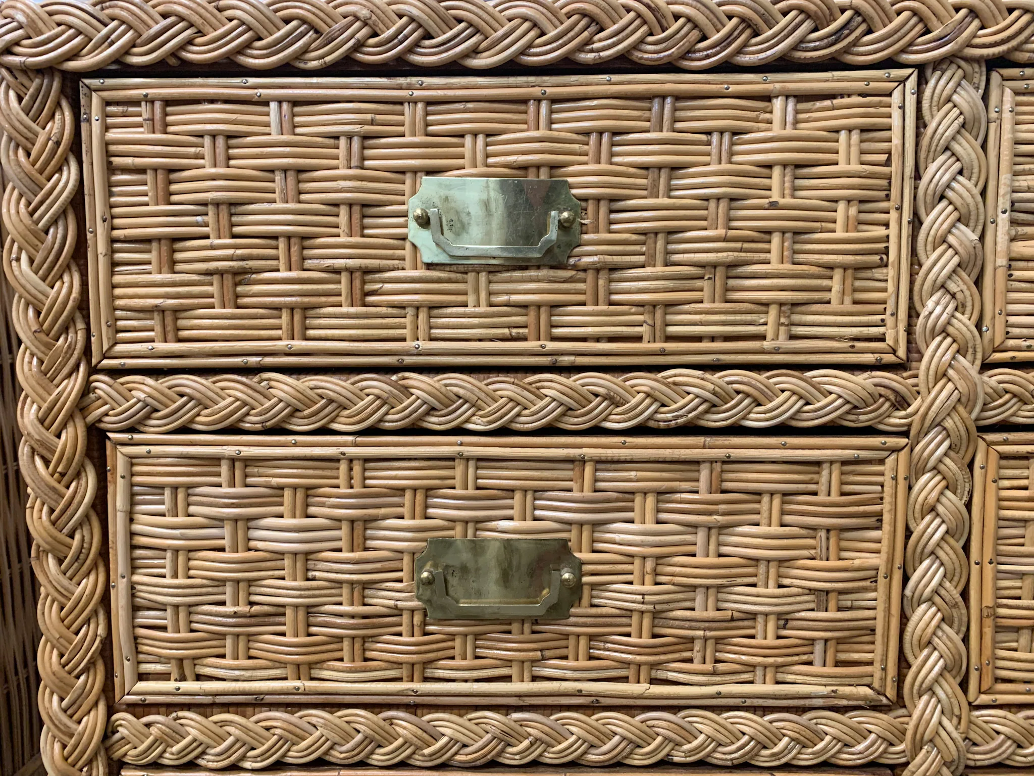 Rattan Braided Double Dresser - Image 4