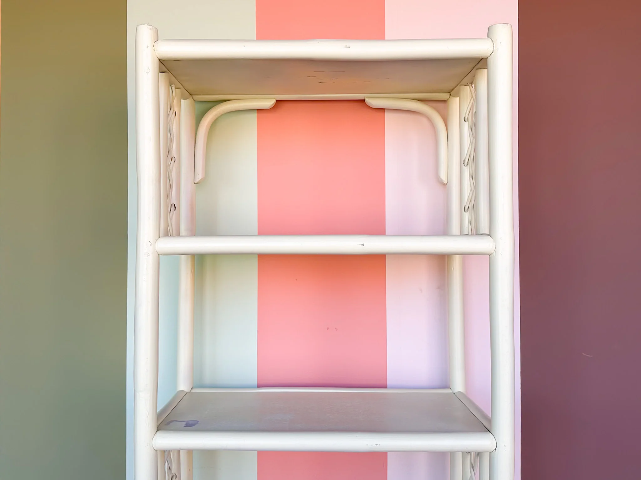 Rattan Lattice Etagere - Image 7