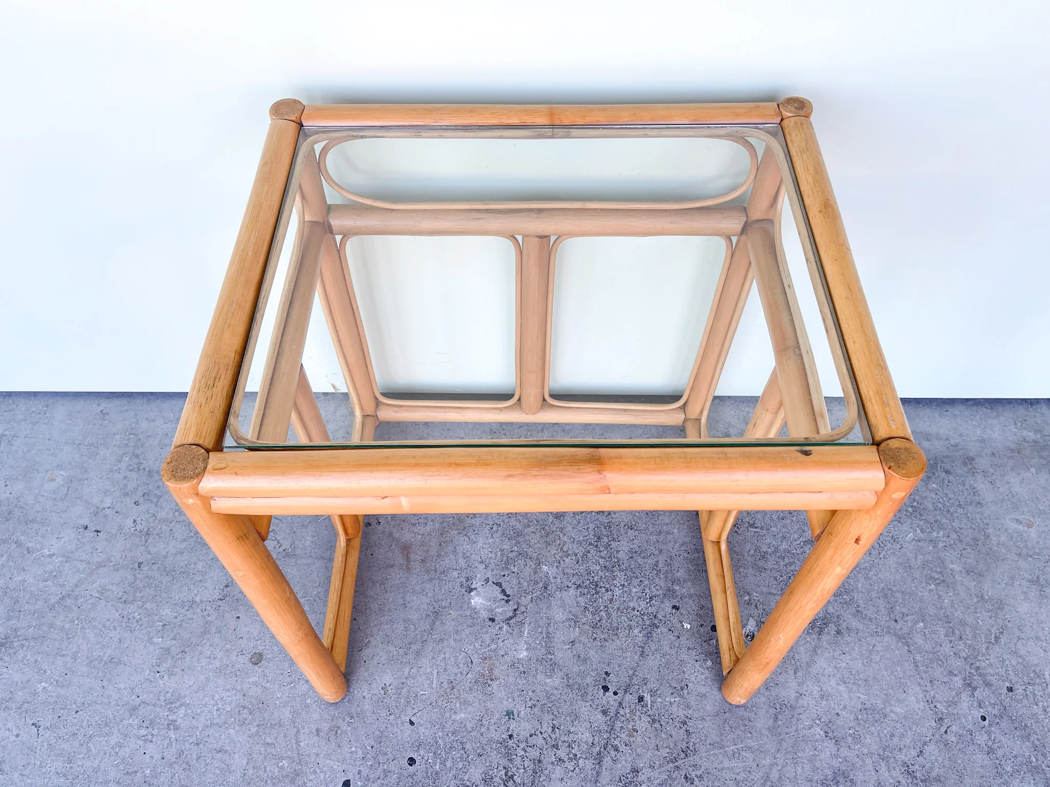 Rattan Nesting Tables - Image 7