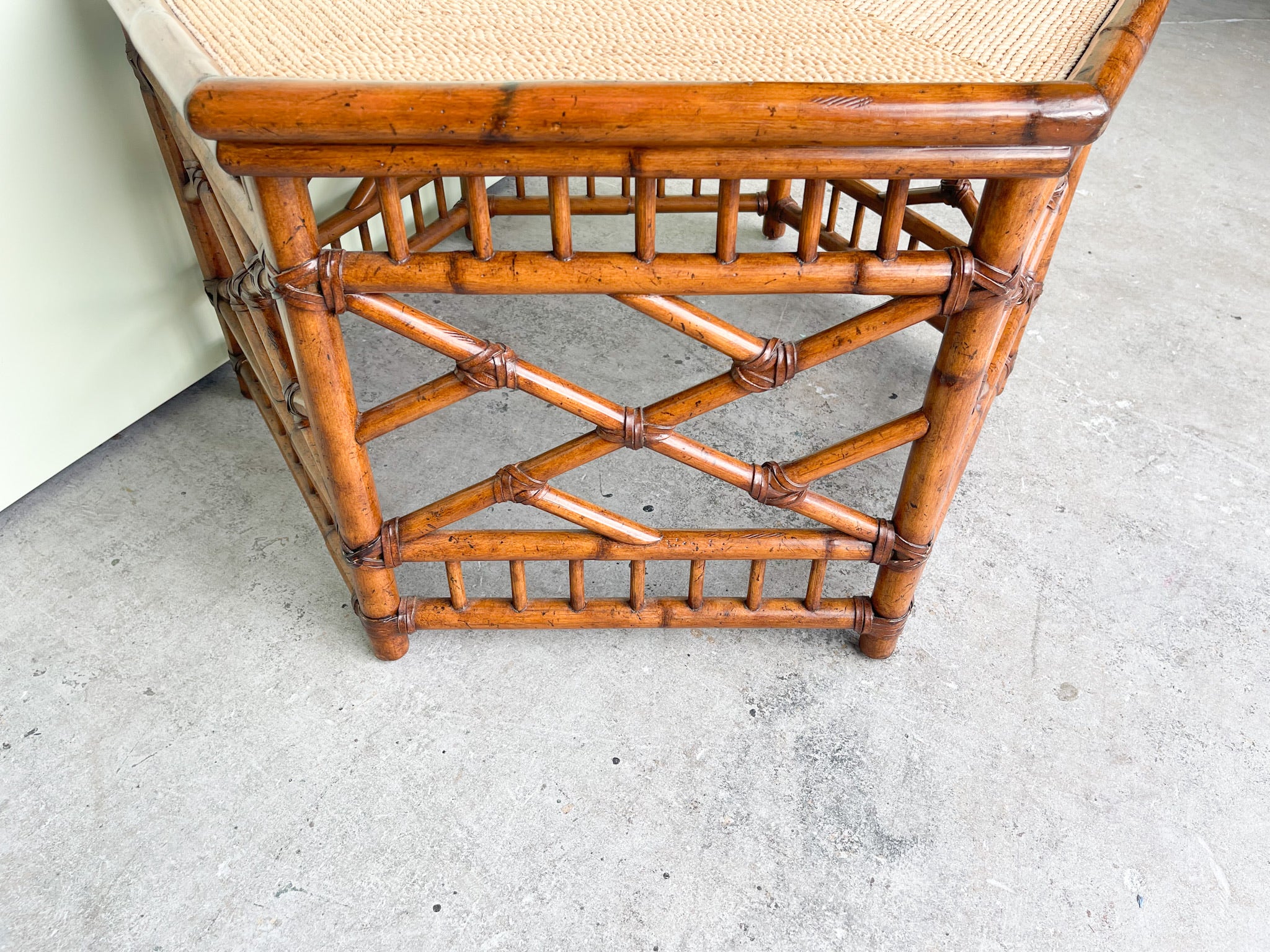 Rattan Hexagon Coffee Table - Image 4