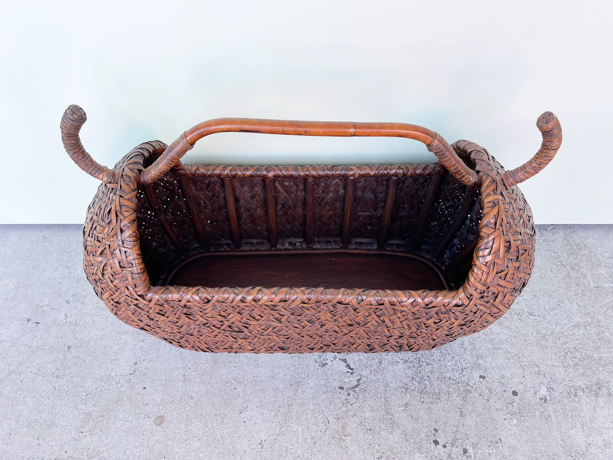 Large Rattan Pagoda Basket - Image 3