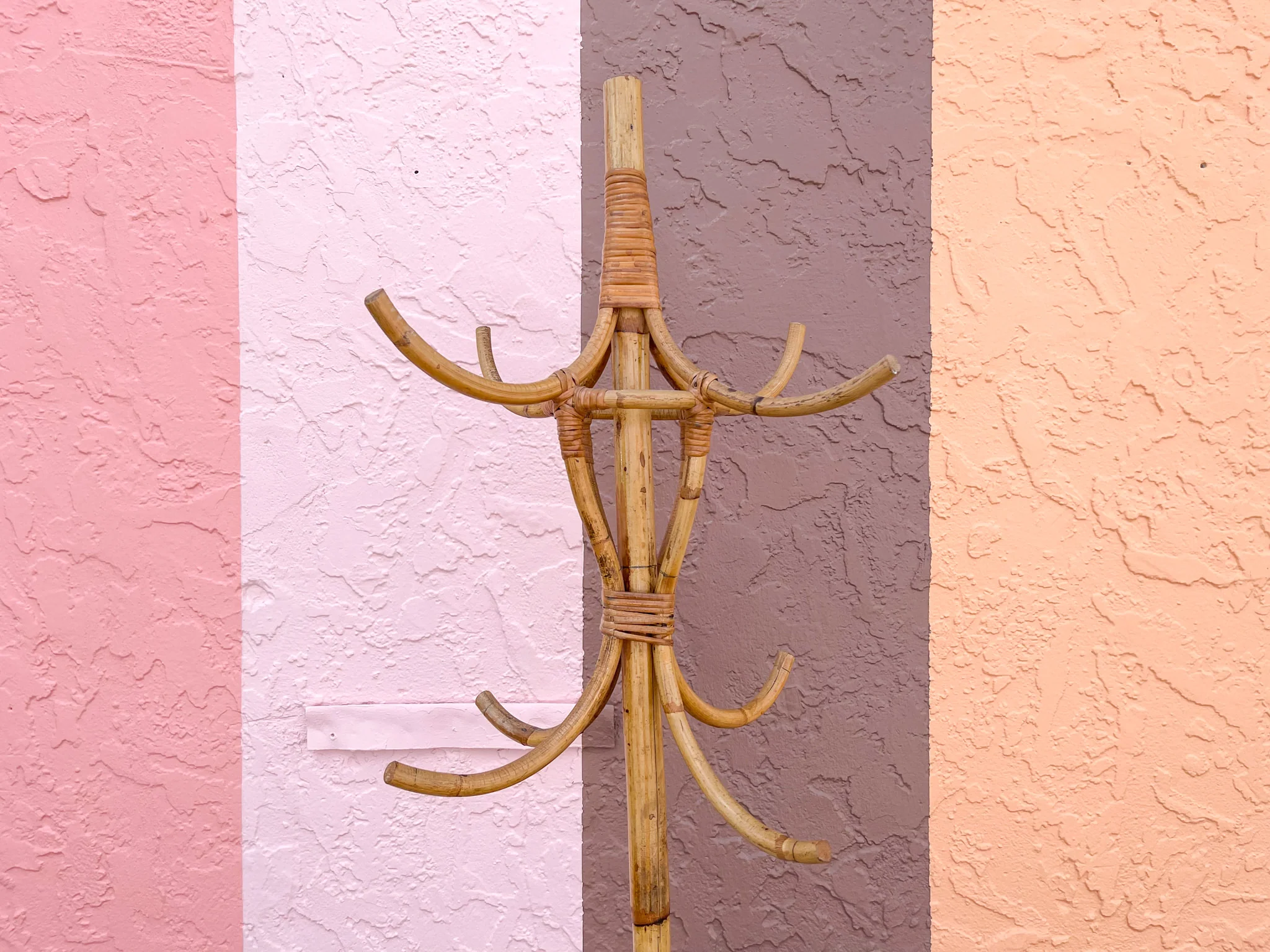 Rattan Pagoda Hat Rack - Image 3