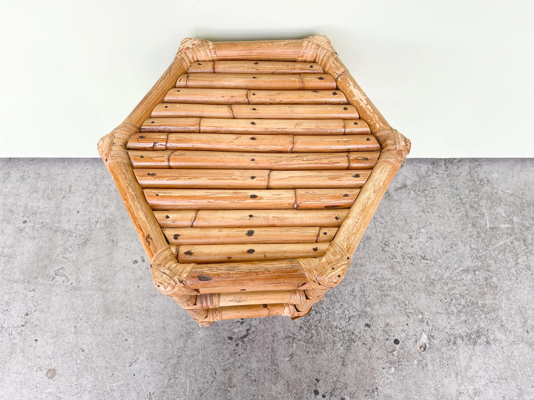 Sweet Petite Rattan Pedestal - Image 2