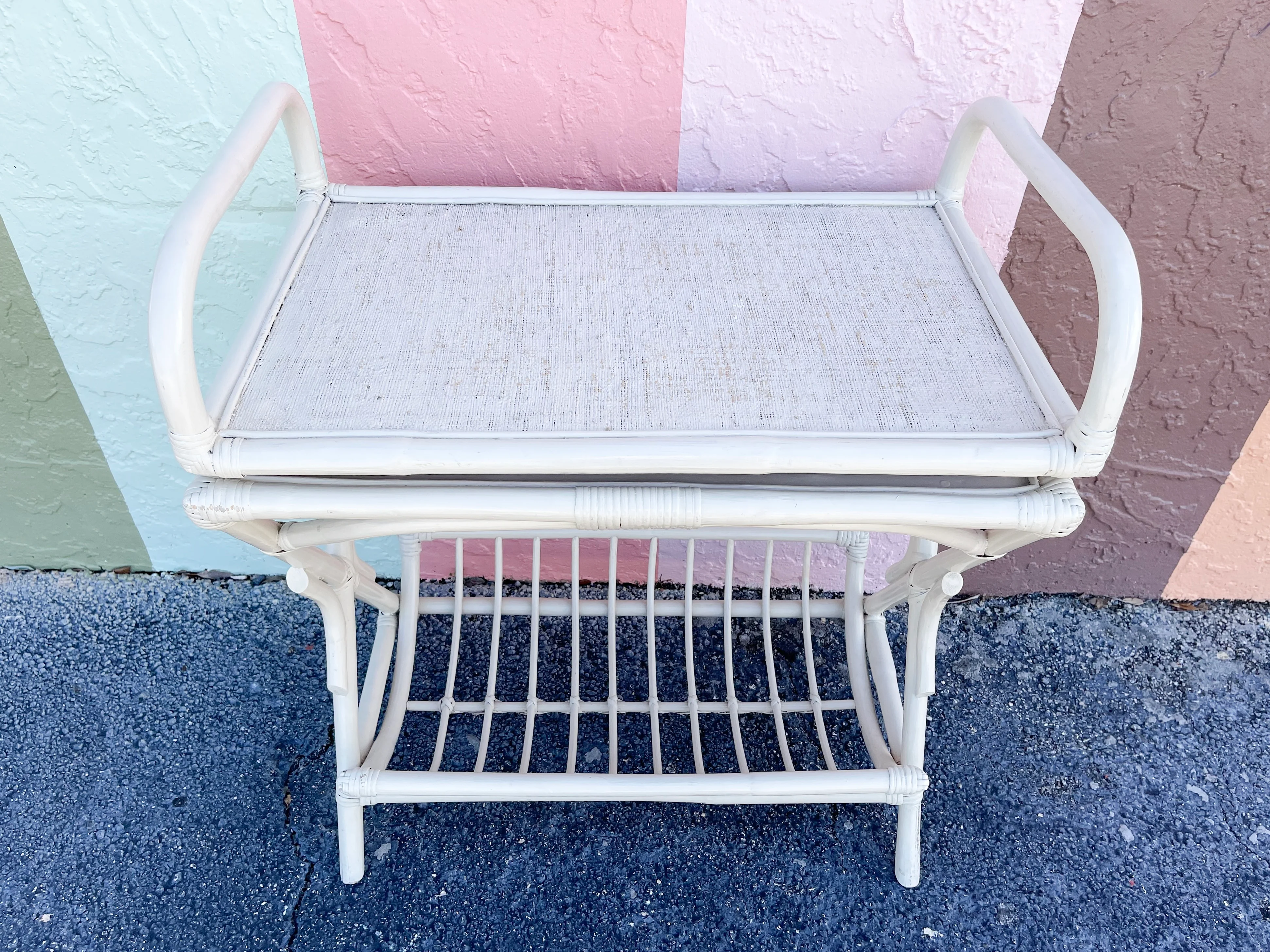 Rattan Swivel Top Server - Image 2