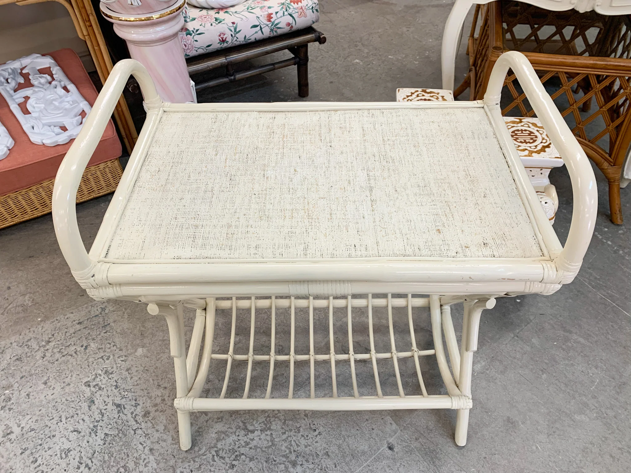 Rattan Swivel Top Server - Image 8