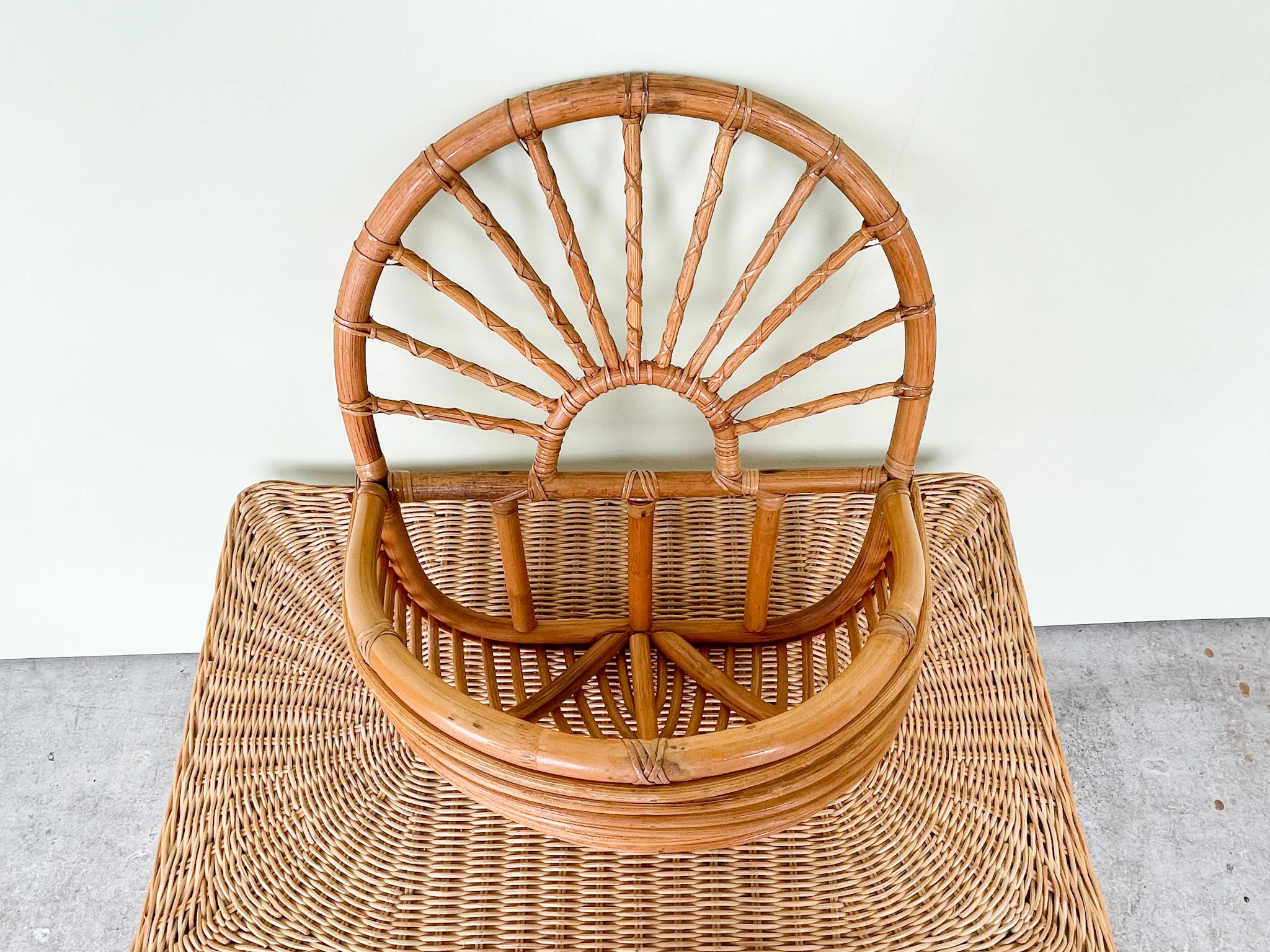 Rattan Wall Basket - Image 2