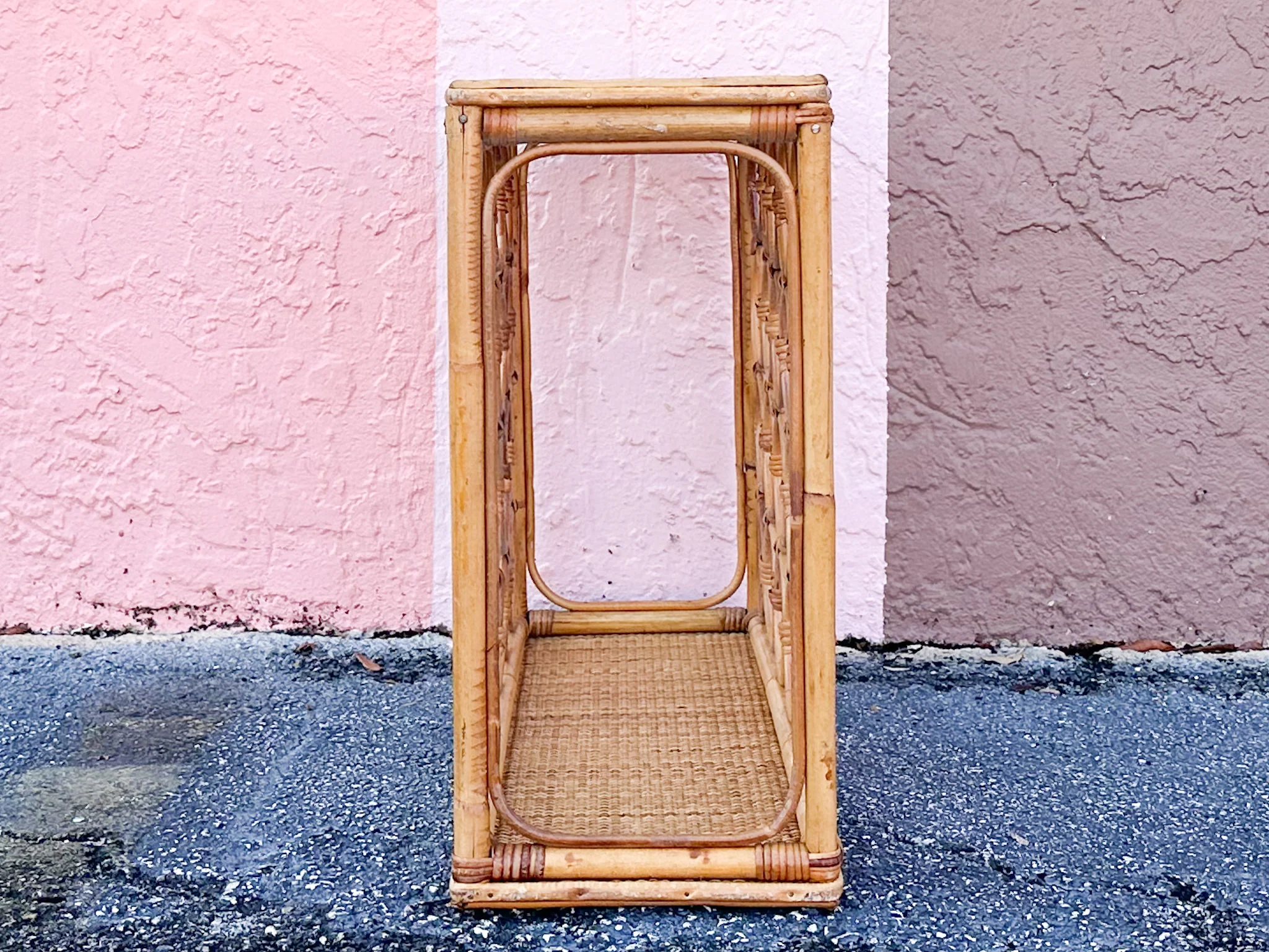 Rattan Wine Rack - Image 3
