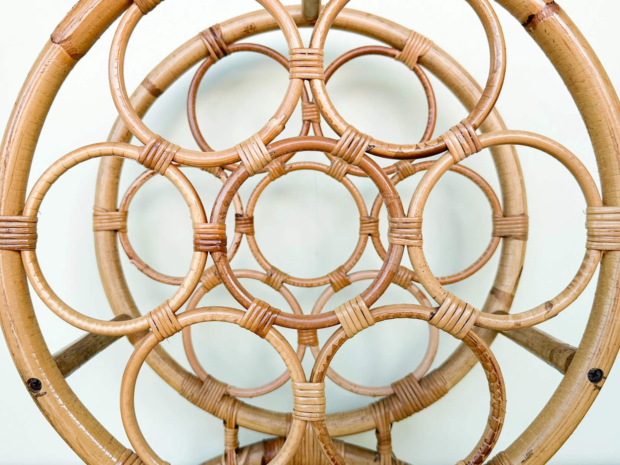 Rattan Wine Rack - Image 3