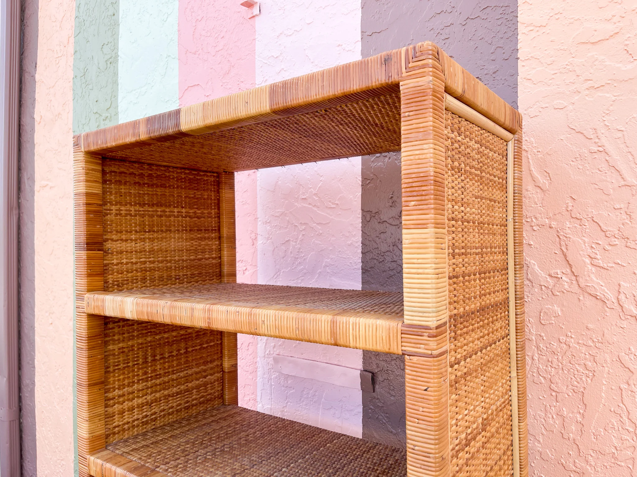 Rattan Wrapped Cabinet - Image 7