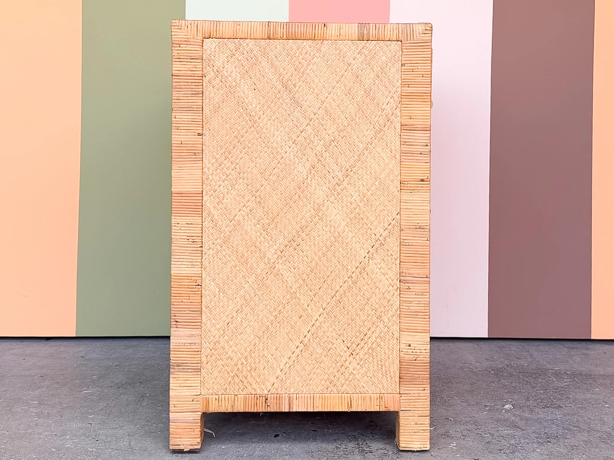 Rattan Wrapped Chest - Image 6