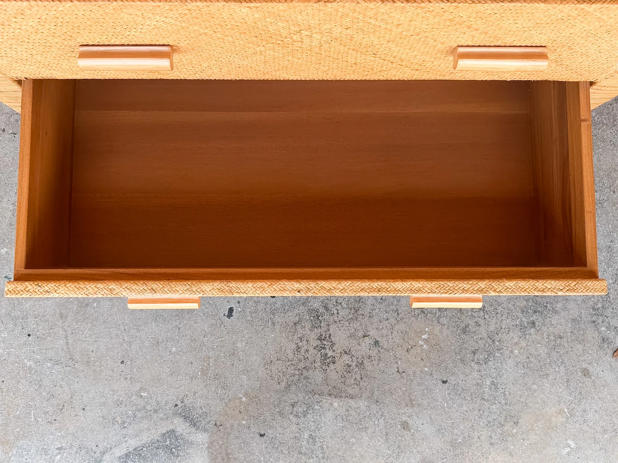 Rattan Wrapped Chest - Image 9